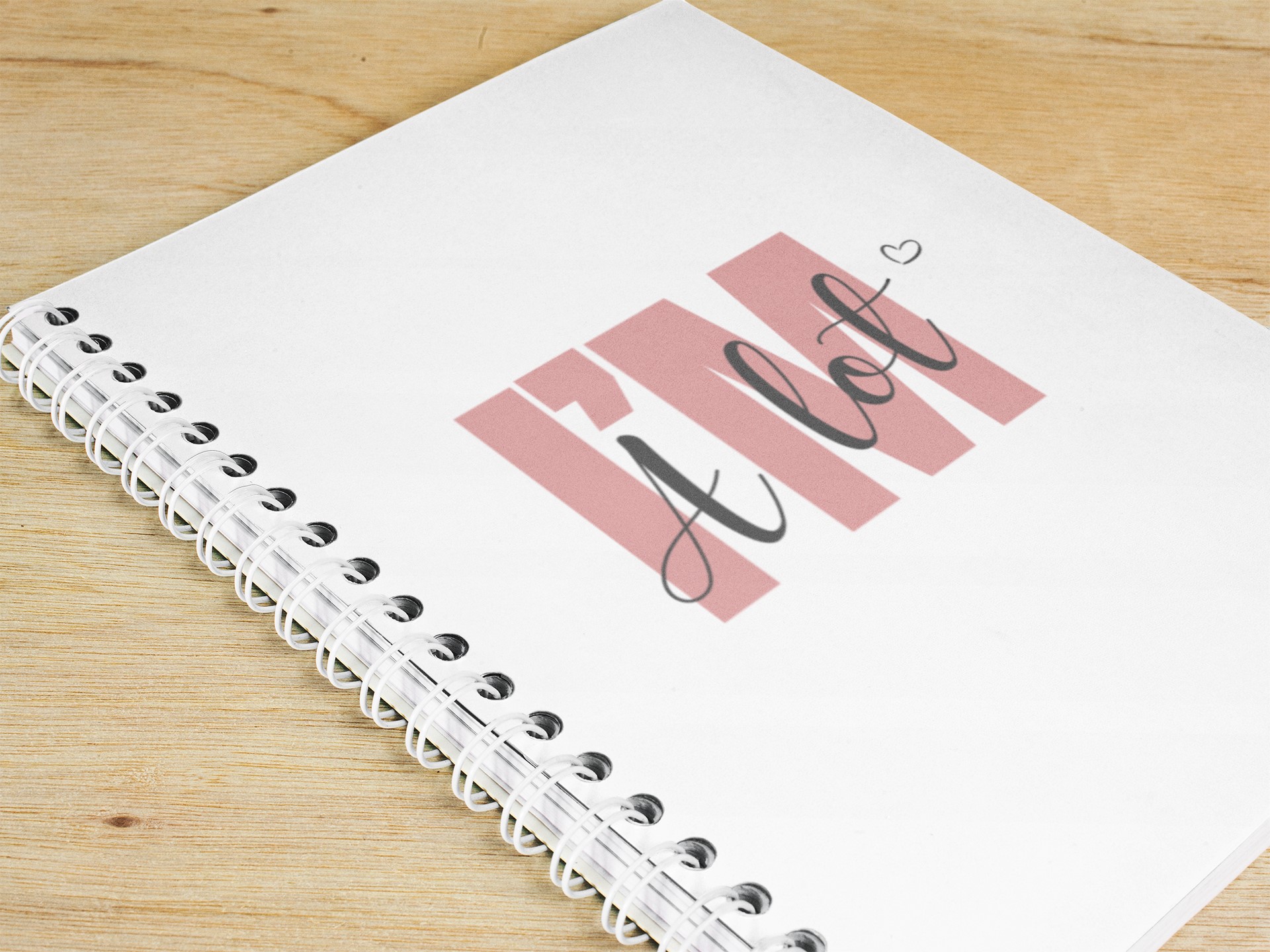 The "I'm A Lot" Spiraled Journal - Stylish Ruled Notebook for Creative Minds product thumbnail image The "I'm A Lot" Spiraled Journal - Stylish Ruled Notebook for Creative Minds product thumbnail image