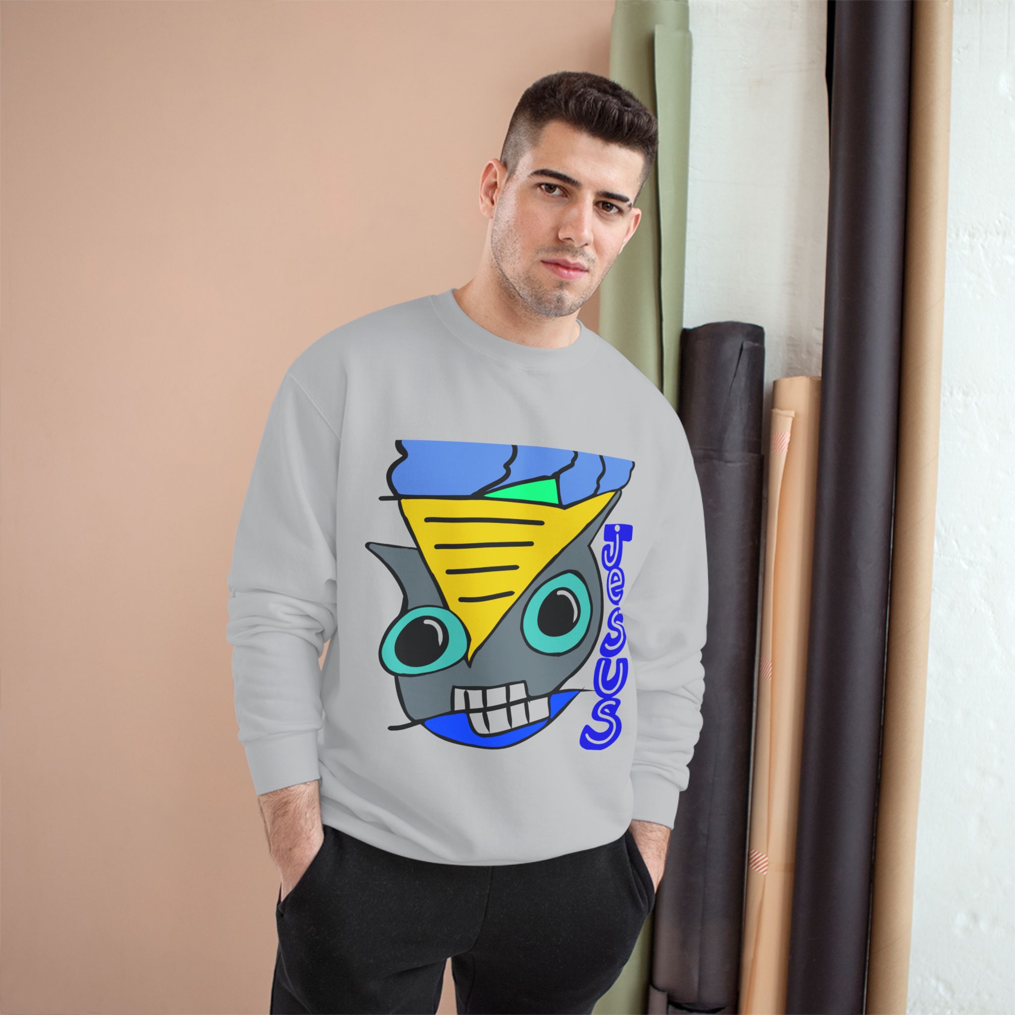 Jesus Droid Champion Sweatshirt product thumbnail image