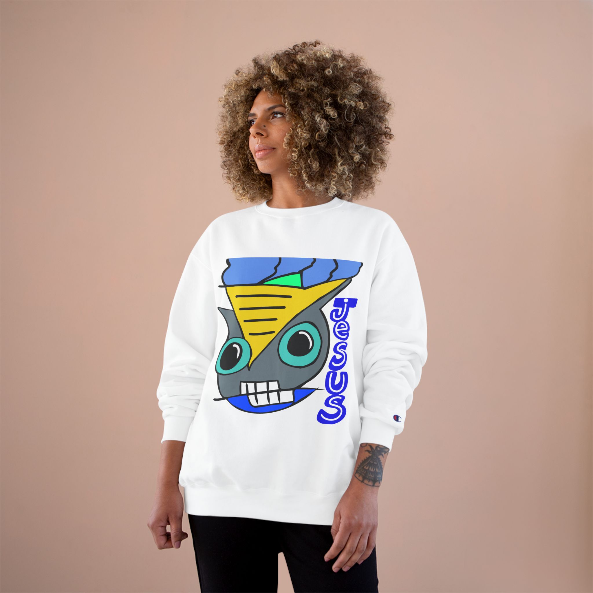 Jesus Droid Champion Sweatshirt product thumbnail image