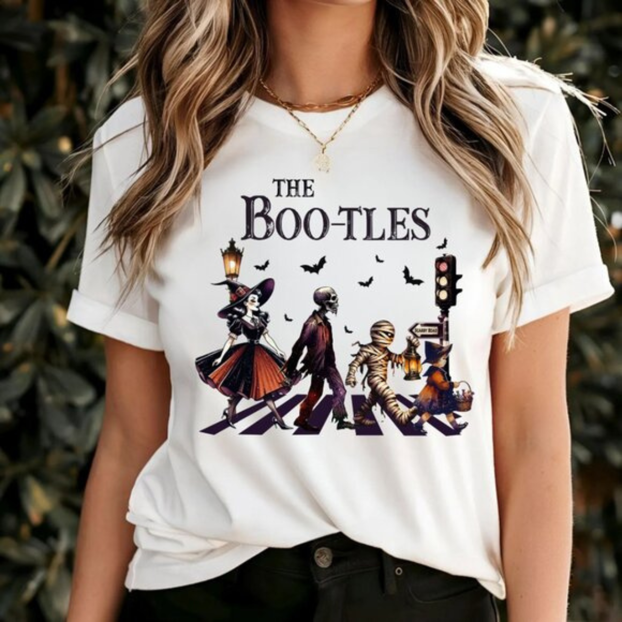 Halloween THE BOO-TLES Unisex Jersey Short Sleeve T-Shirt product thumbnail image Halloween THE BOO-TLES Unisex Jersey Short Sleeve T-Shirt product thumbnail image