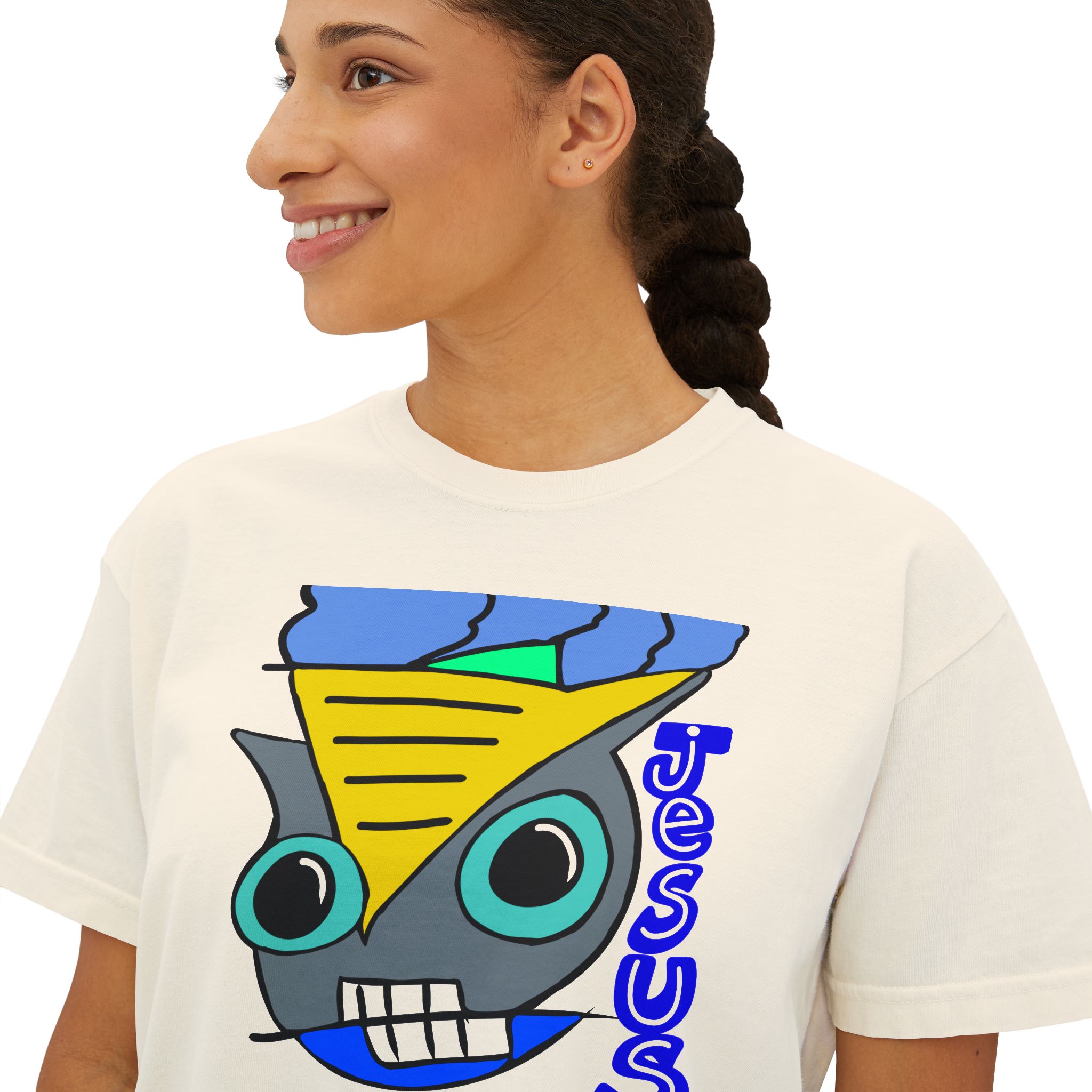 Jesus Droid Boxy Tee Jesus Droid Boxy Tee