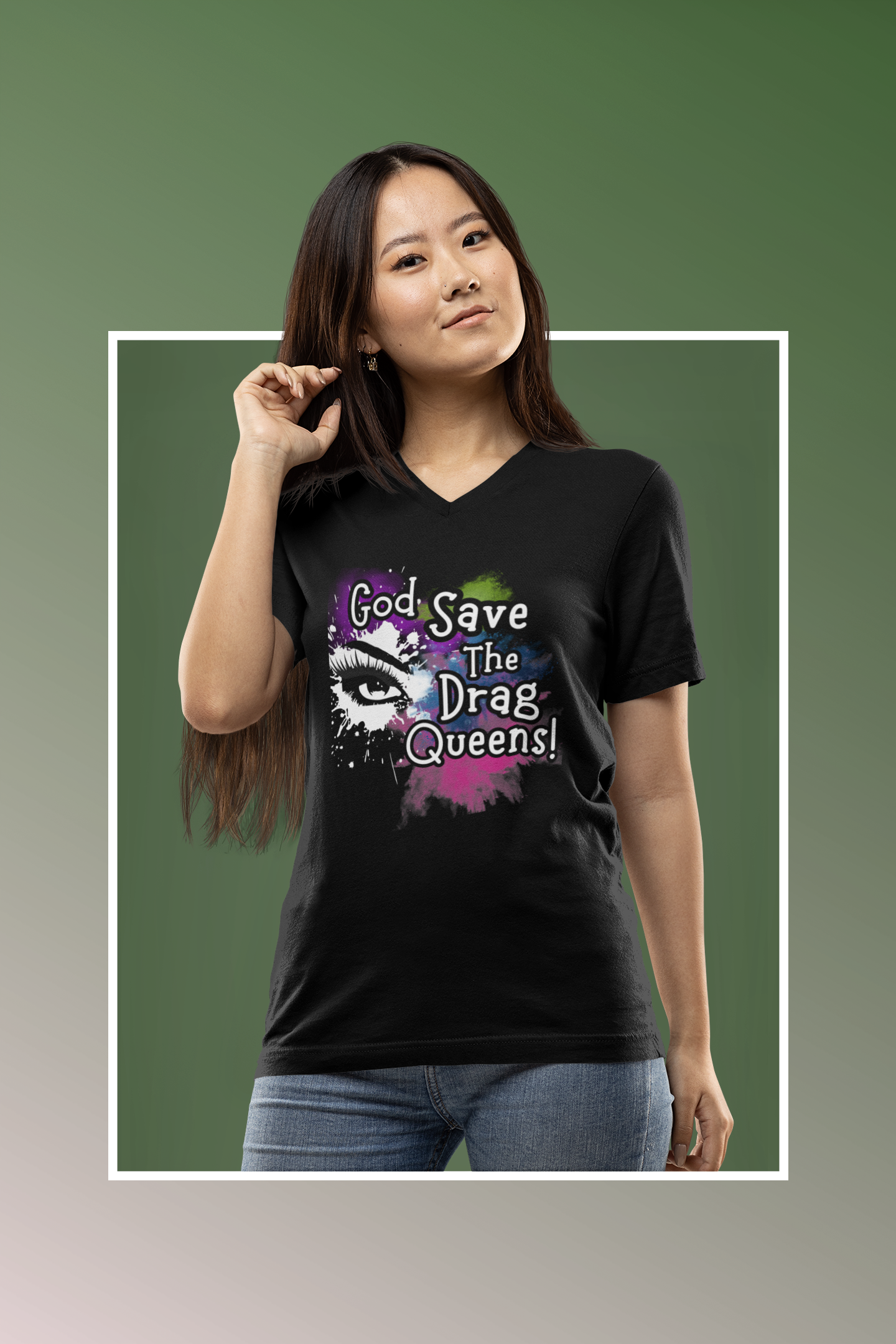 , God Save The Drag Queens Tee, Unisex, Cotton, Comfort Graphic T-Shirt, product thumbnail image , God Save The Drag Queens Tee, Unisex, Cotton, Comfort Graphic T-Shirt, product thumbnail image