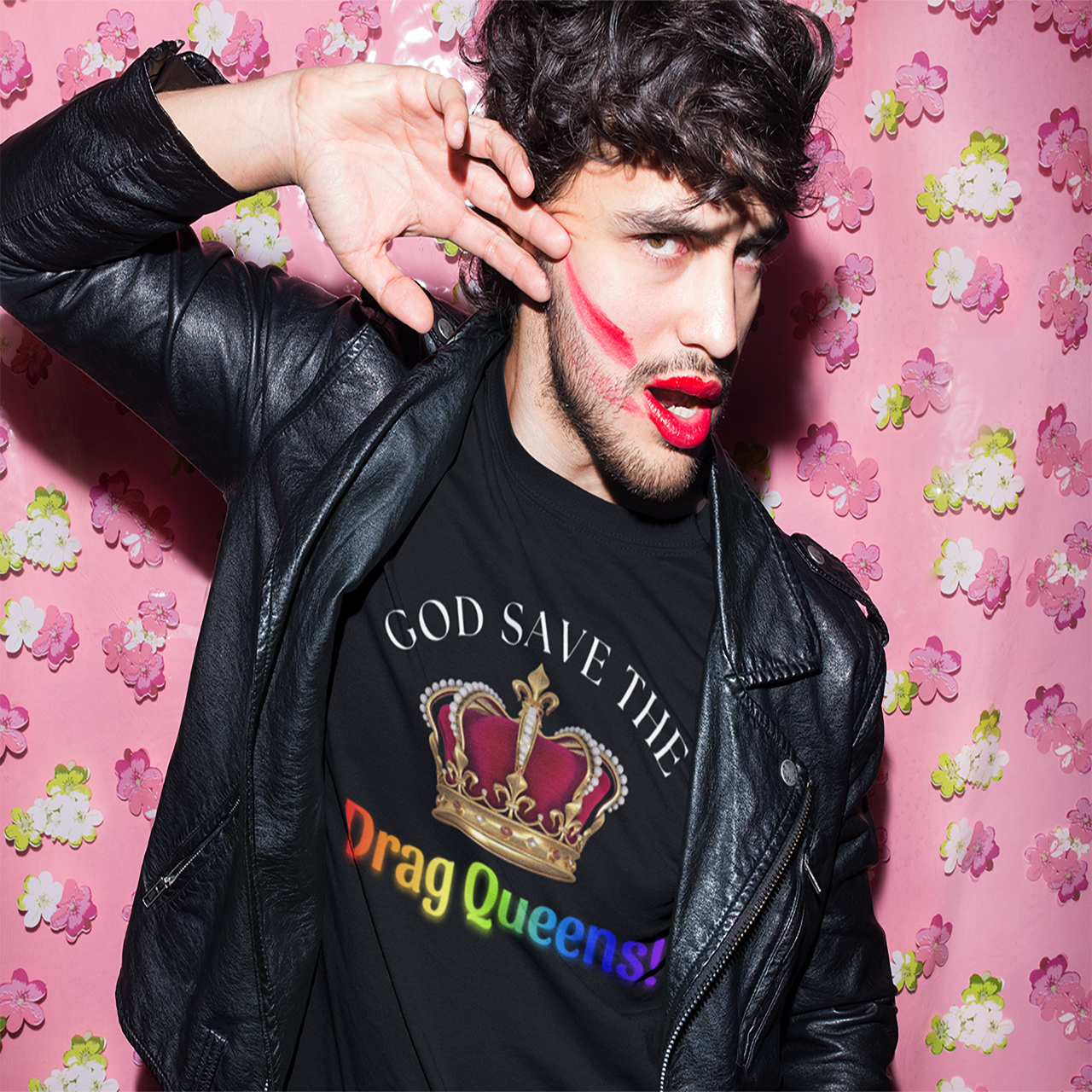 God Save The Drag Queens! Soft, Unisex Jersey Short Sleeve Tee. Pride, LGBTQ+ Apparel, Gift Drag Lovers, Fun Party Shirt product thumbnail image God Save The Drag Queens! Soft, Unisex Jersey Short Sleeve Tee. Pride, LGBTQ+ Apparel, Gift Drag Lovers, Fun Party Shirt product thumbnail image