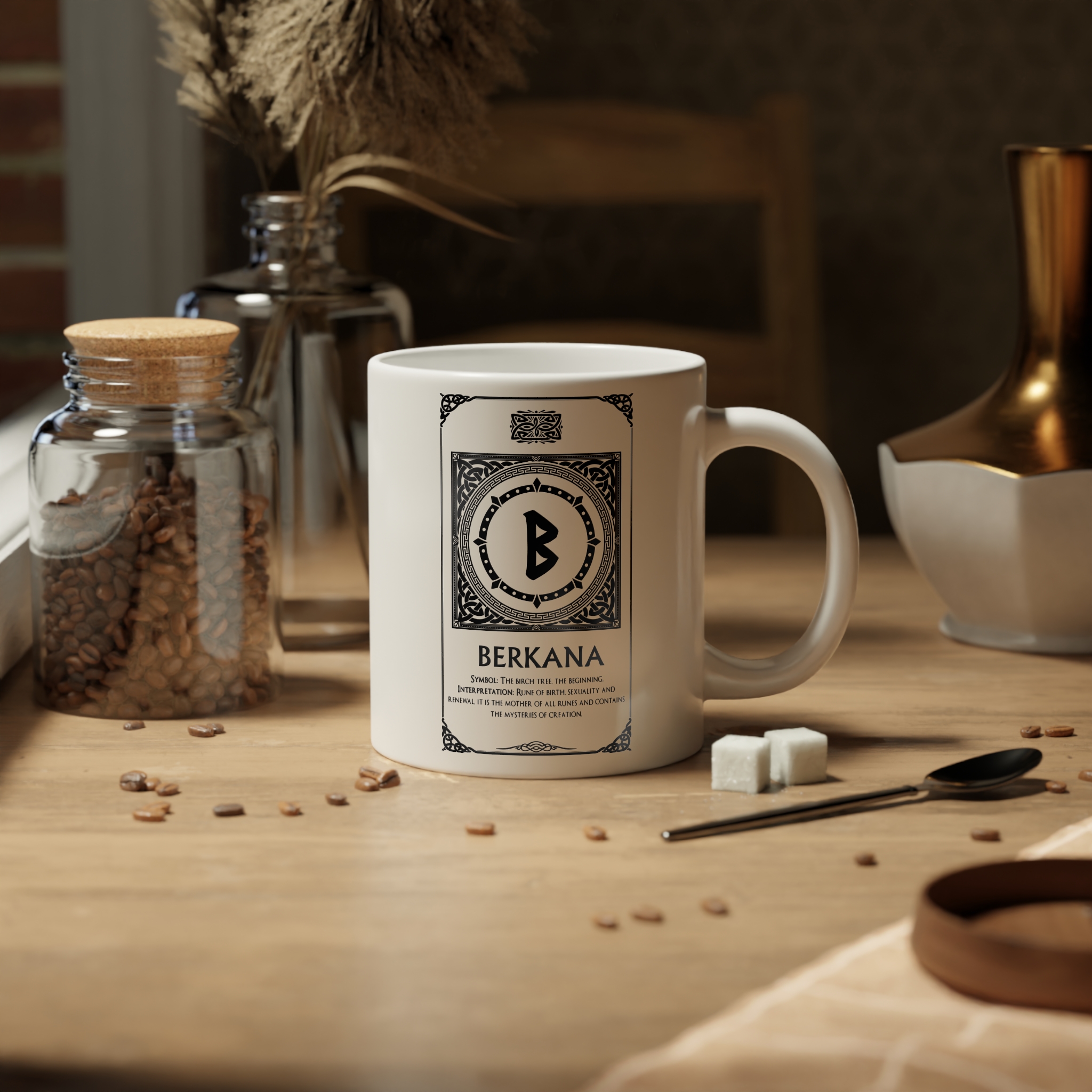 20 OZ Viking Rune Mug – Norse Mythology Oracle Cup, Sacred Pagan Gift, Large Rune Magic Mug for Ritual & Reflection product thumbnail image 20 OZ Viking Rune Mug – Norse Mythology Oracle Cup, Sacred Pagan Gift, Large Rune Magic Mug for Ritual & Reflection product thumbnail image