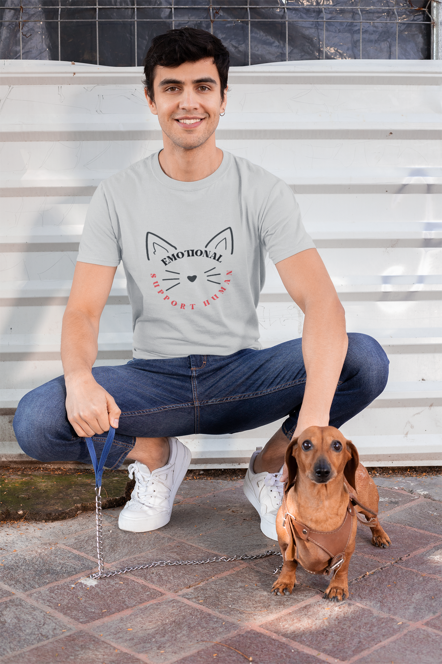Emotional Support Cat Unisex T-Shirt product thumbnail image Emotional Support Cat Unisex T-Shirt product thumbnail image
