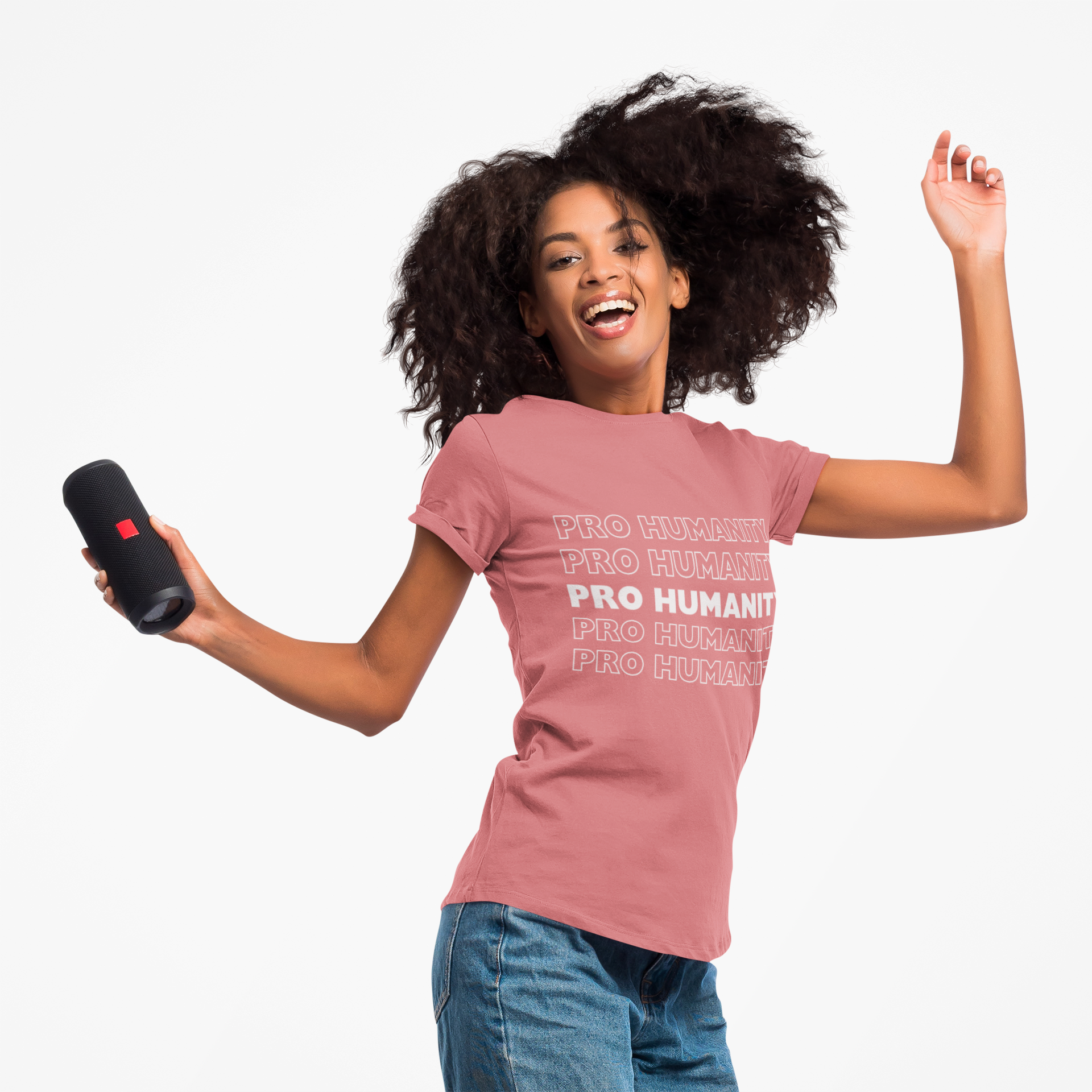 Pro Humanity Unisex Statement T-shirt product thumbnail image Pro Humanity Unisex Statement T-shirt product thumbnail image