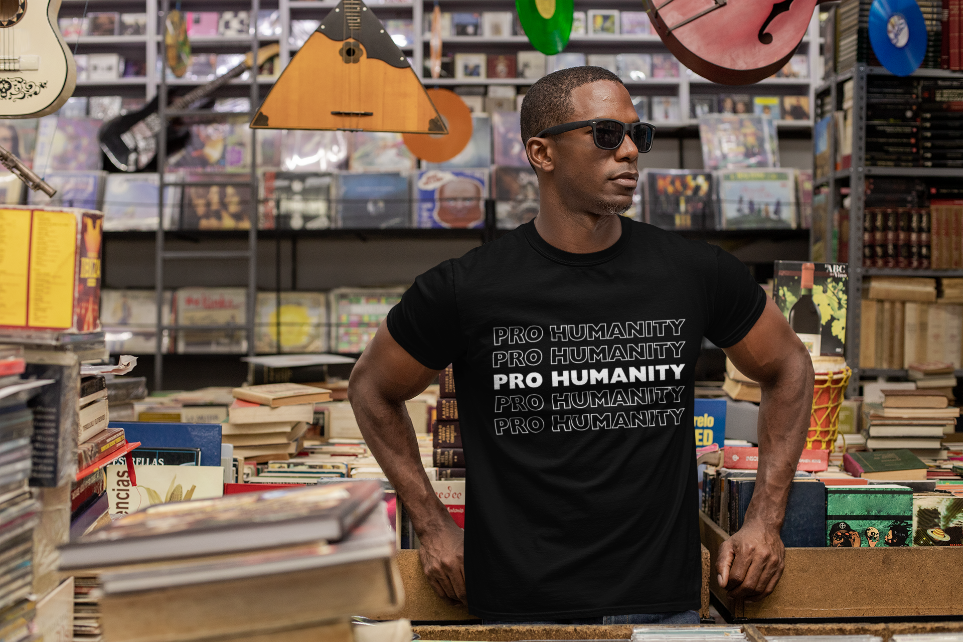 Pro Humanity Unisex Statement T-shirt product thumbnail image Pro Humanity Unisex Statement T-shirt product thumbnail image