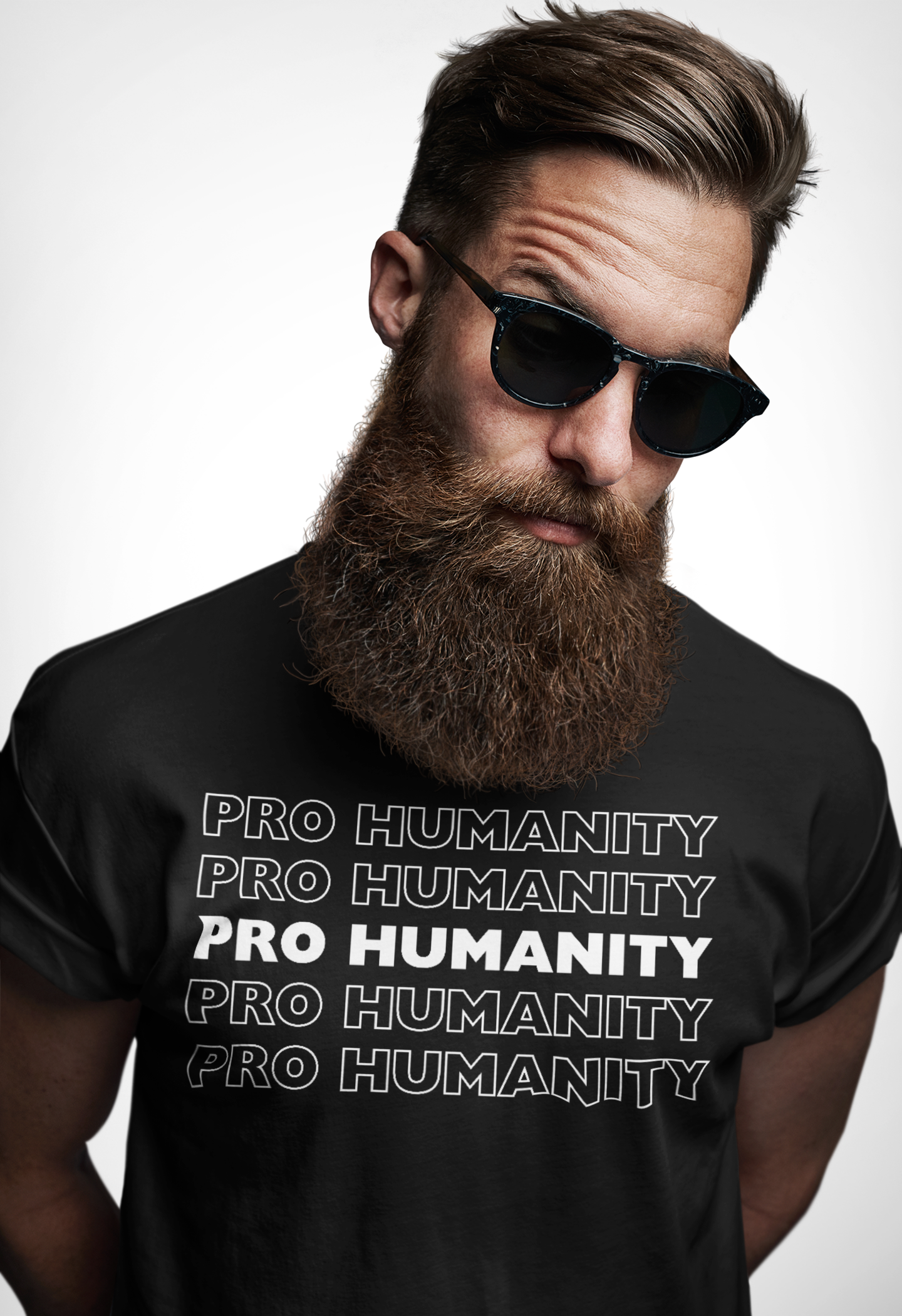 Pro Humanity Unisex Statement T-shirt product thumbnail image Pro Humanity Unisex Statement T-shirt product thumbnail image