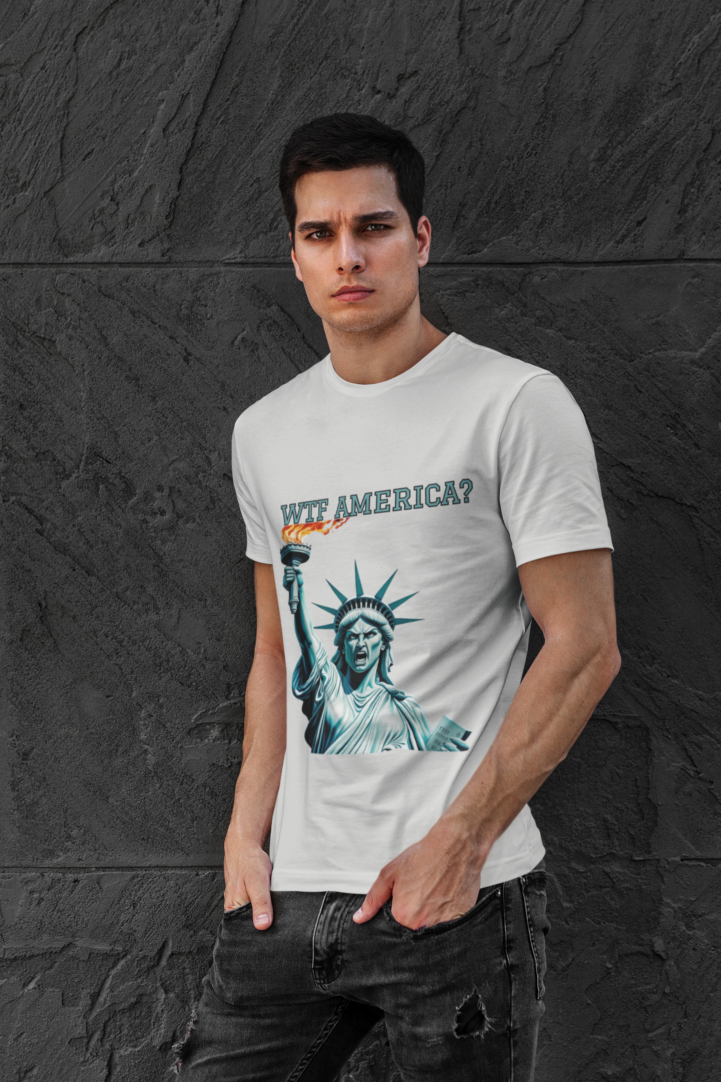 WTF America Unisex T-Shirt product thumbnail image WTF America Unisex T-Shirt product thumbnail image