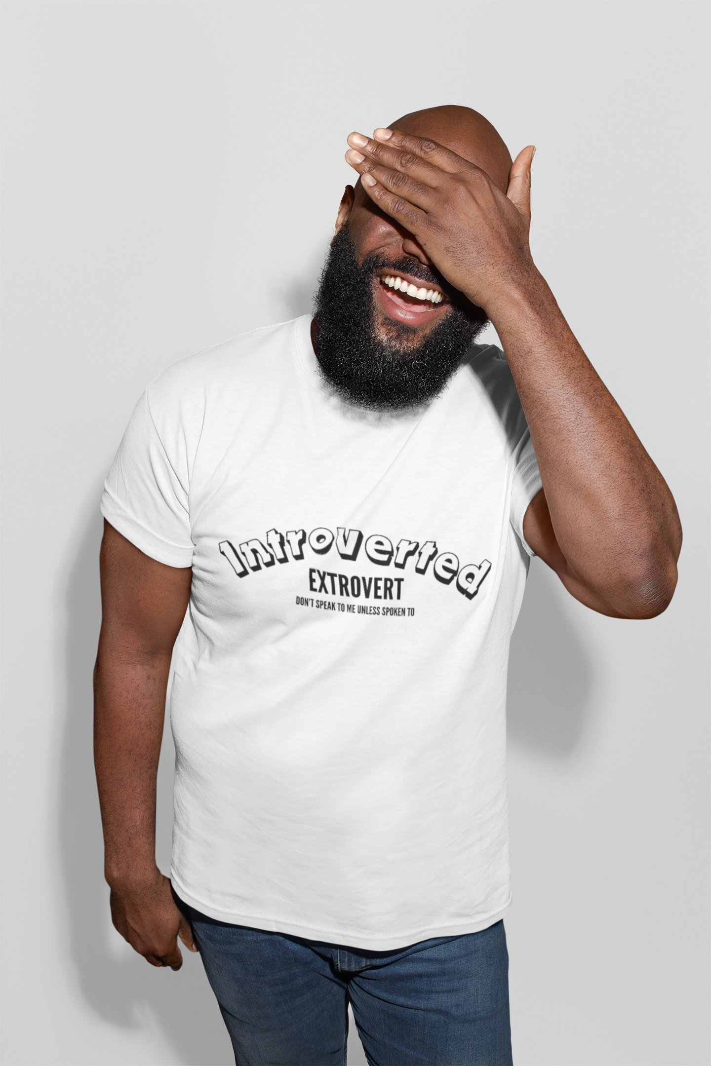 Introverted vs Extroverted Unisex Softstyle T-Shirt - Perfect Gift for Introverts