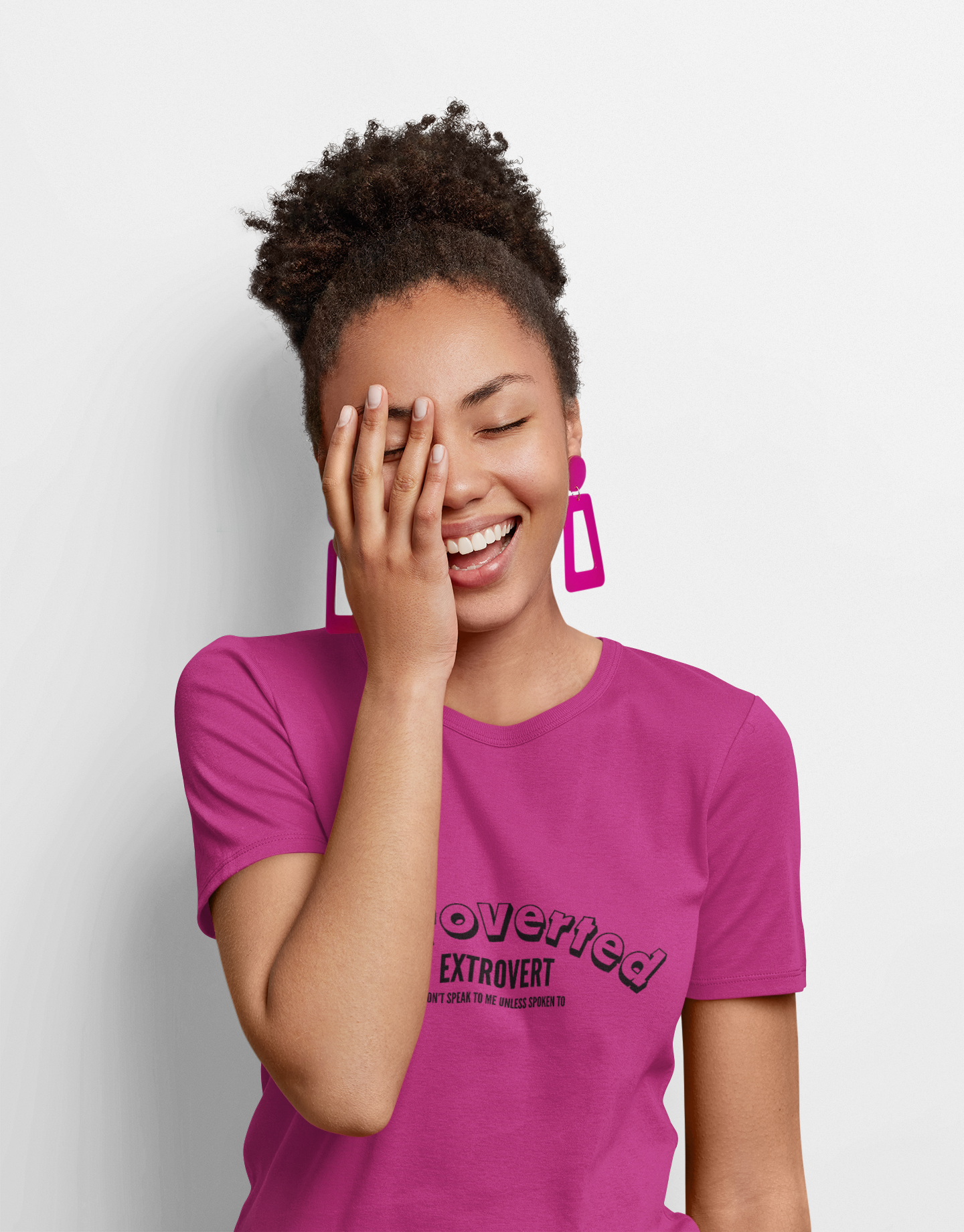 Introverted vs Extroverted Unisex Softstyle T-Shirt - Perfect Gift for Introverts product thumbnail image