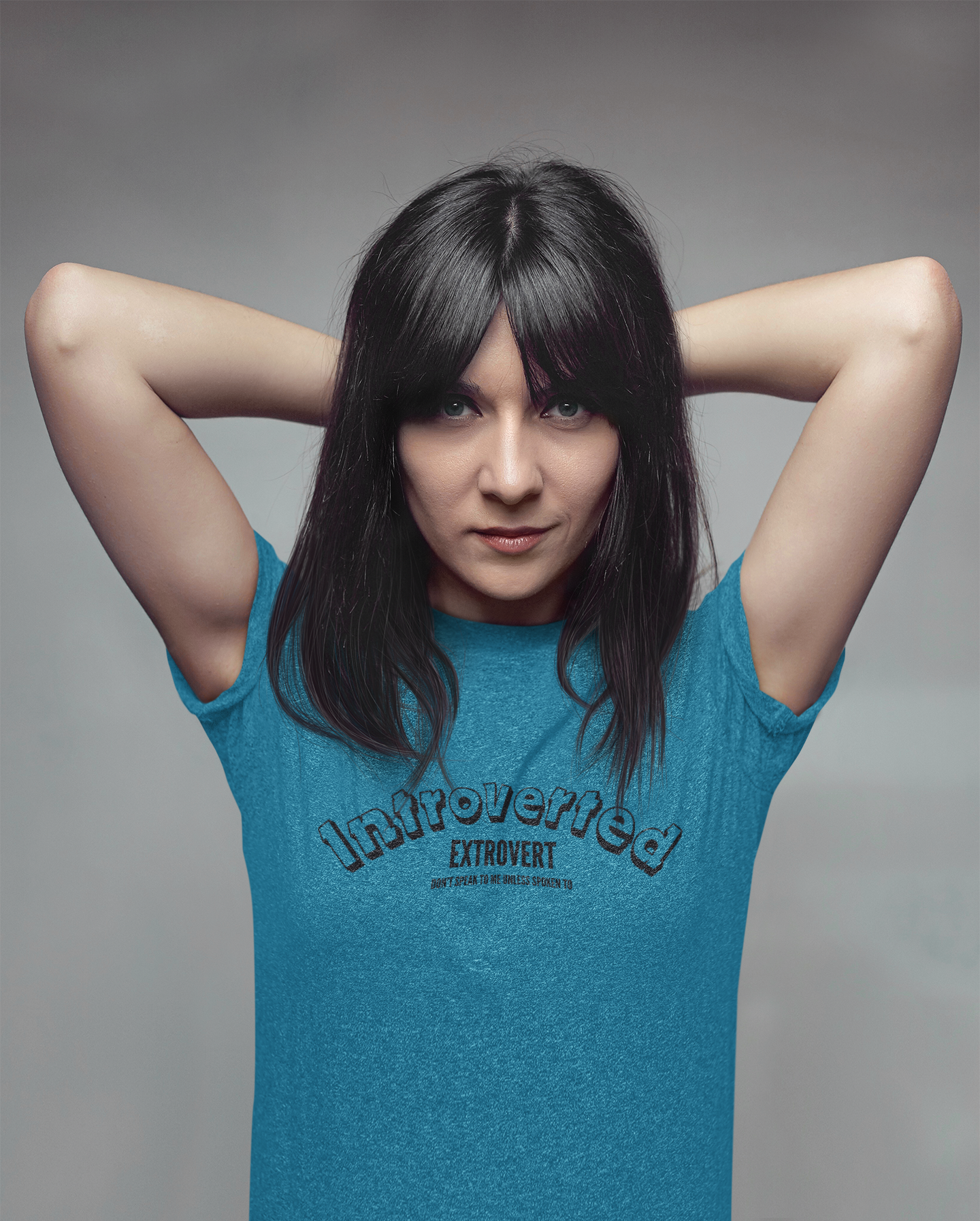 Introverted vs Extroverted Unisex Softstyle T-Shirt - Perfect Gift for Introverts product thumbnail image