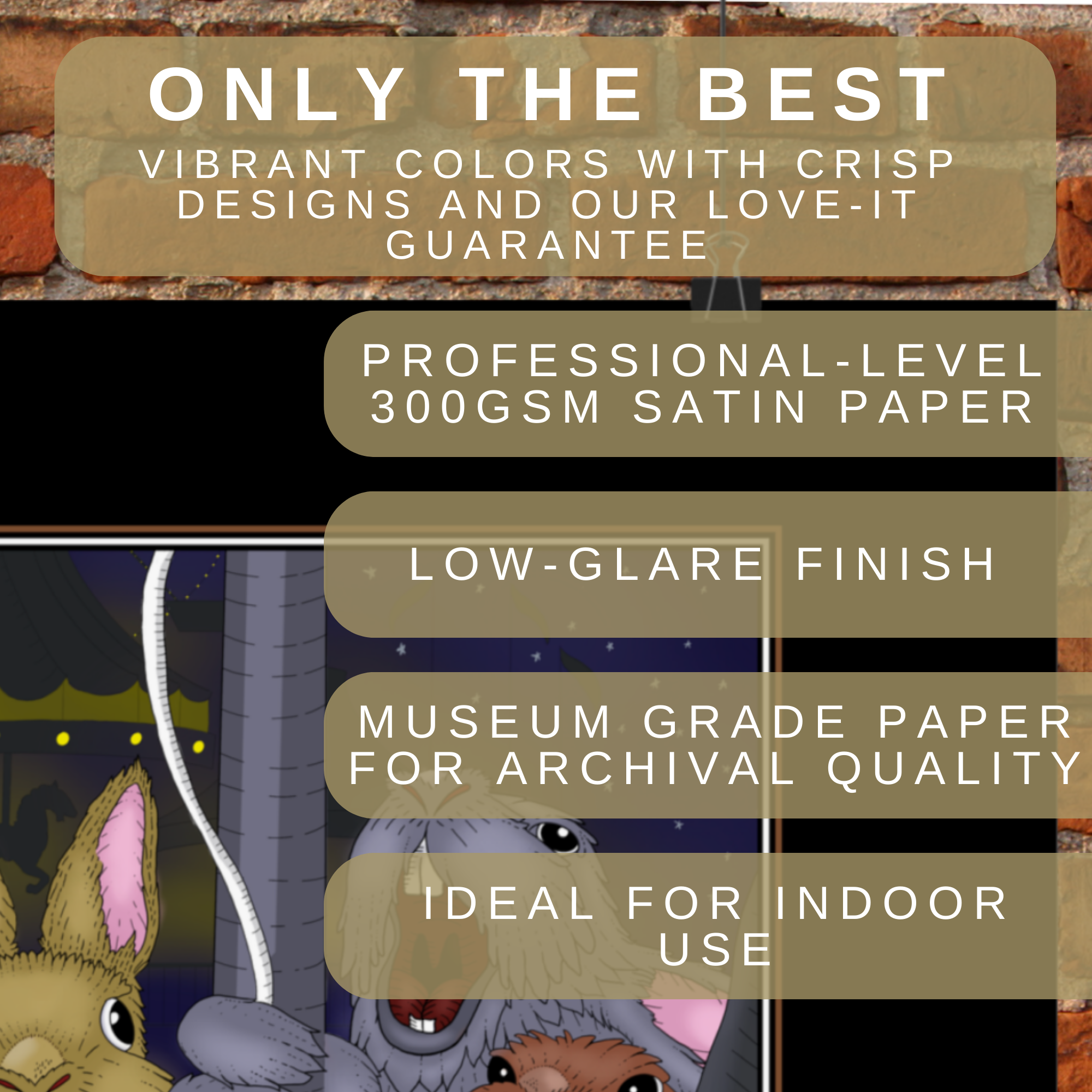 Satin Art Poster - "Rabbit Fans" - Vibrant Graphic Animal Lovers Home Decor product thumbnail image Satin Art Poster - "Rabbit Fans" - Vibrant Graphic Animal Lovers Home Decor product thumbnail image