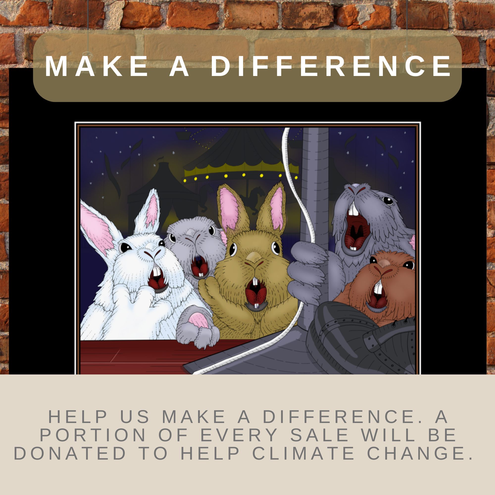 Satin Art Poster - "Rabbit Fans" - Vibrant Graphic Animal Lovers Home Decor product thumbnail image Satin Art Poster - "Rabbit Fans" - Vibrant Graphic Animal Lovers Home Decor product thumbnail image