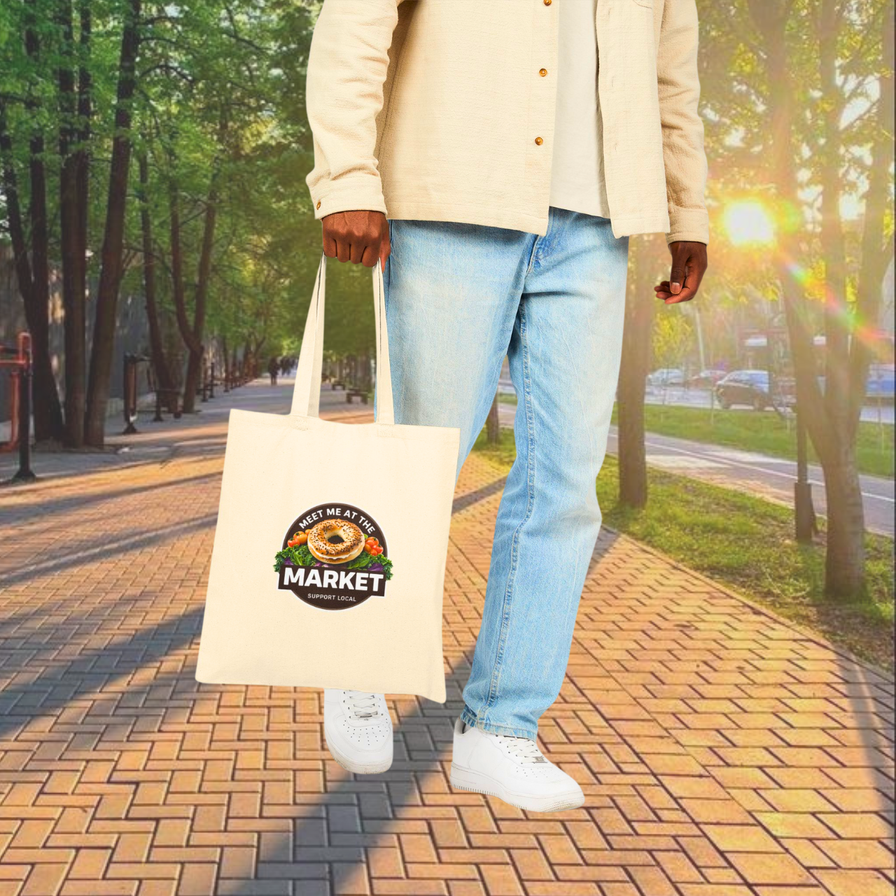 Tote Bag 'Meet Me at the Market' Tote Bag 'Meet Me at the Market'