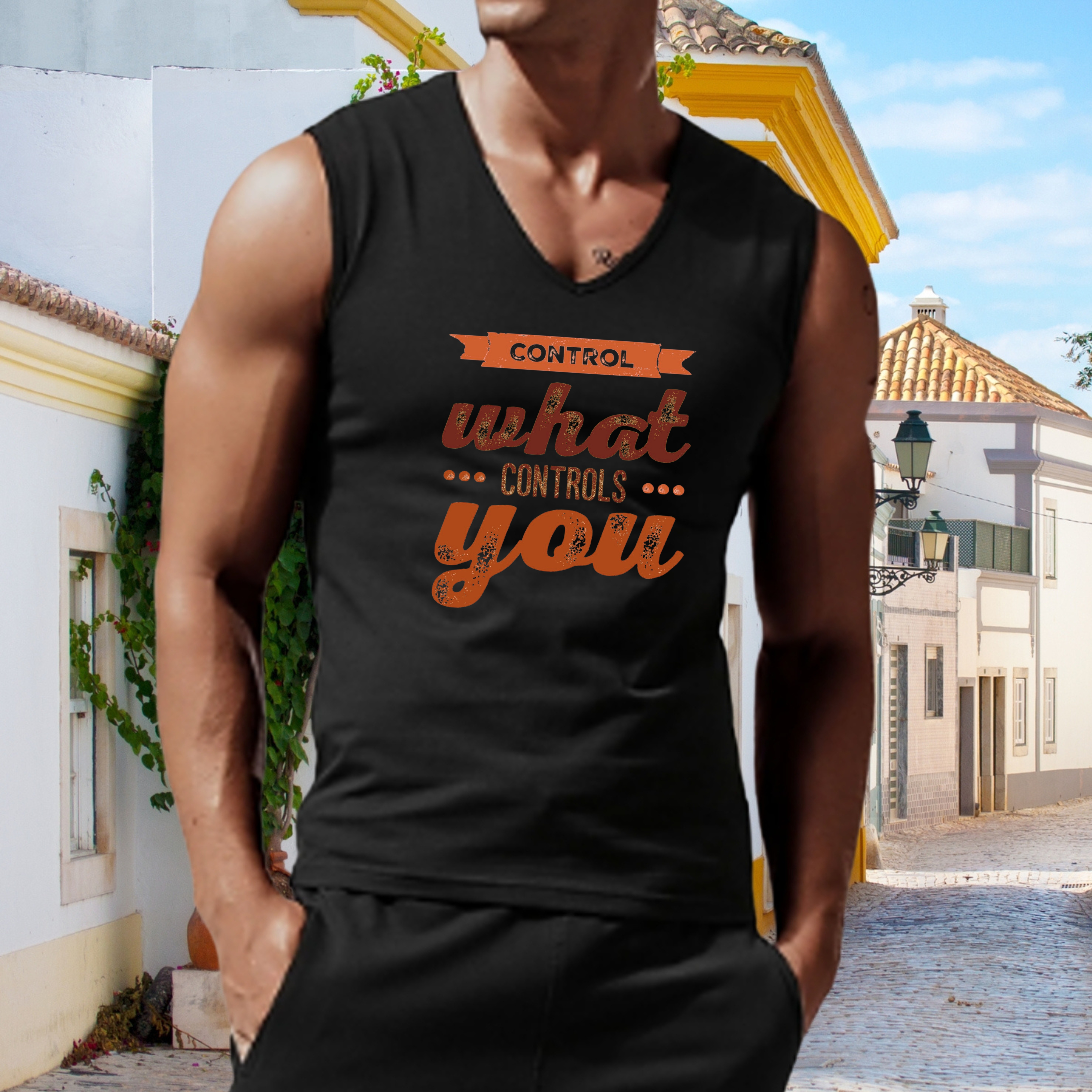 Control What Controls You Jersey Tank Top product thumbnail image