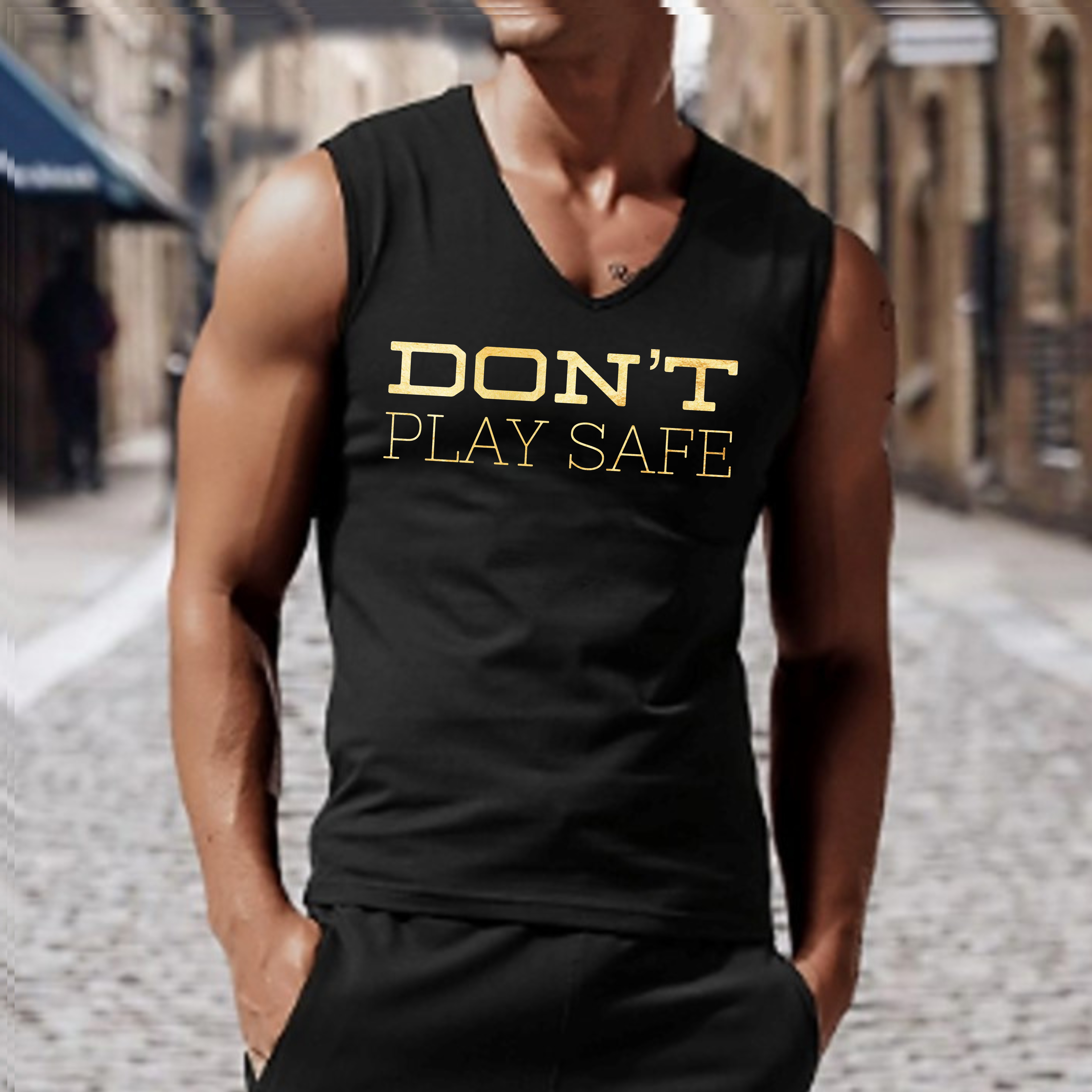 Don´t Play Safe Jersey Tank Top product thumbnail image