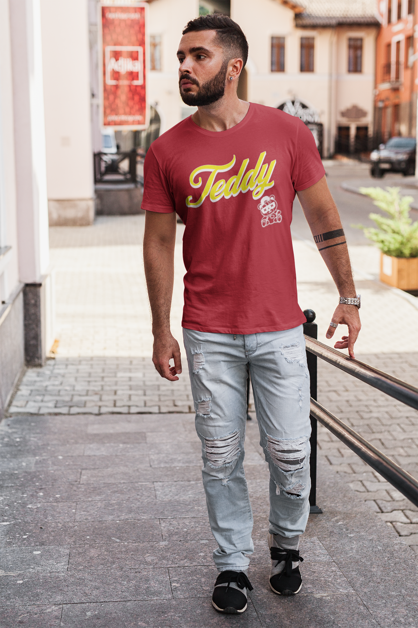 Bring Out The Teddy! Fun T-Shirt - Casual Cozy Soft Streetwear product thumbnail image Bring Out The Teddy! Fun T-Shirt - Casual Cozy Soft Streetwear product thumbnail image