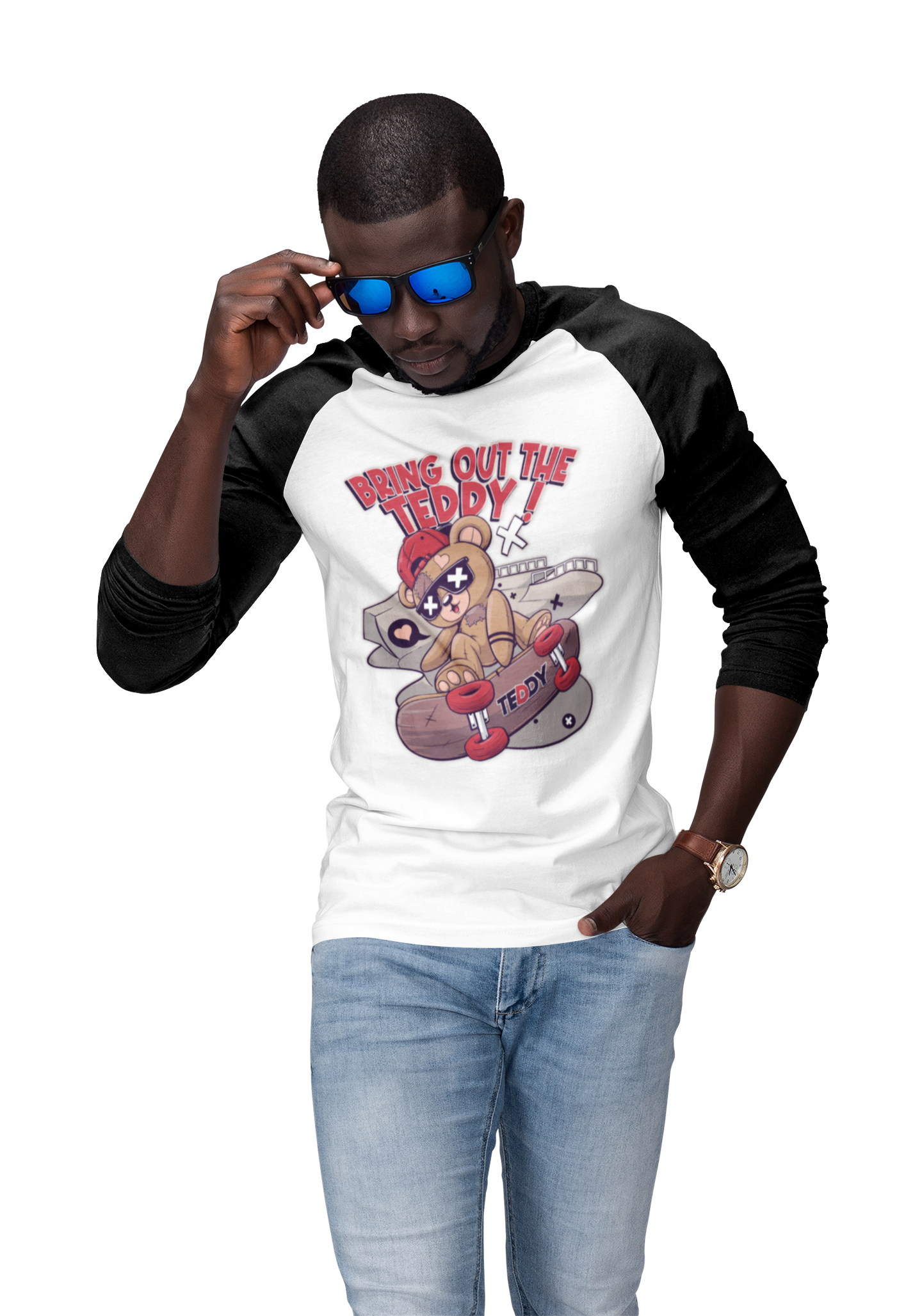 Bring Out The Teddy! Skateboard T-Shirt - Fun and Playful Graphic Tee product thumbnail image Bring Out The Teddy! Skateboard T-Shirt - Fun and Playful Graphic Tee product thumbnail image
