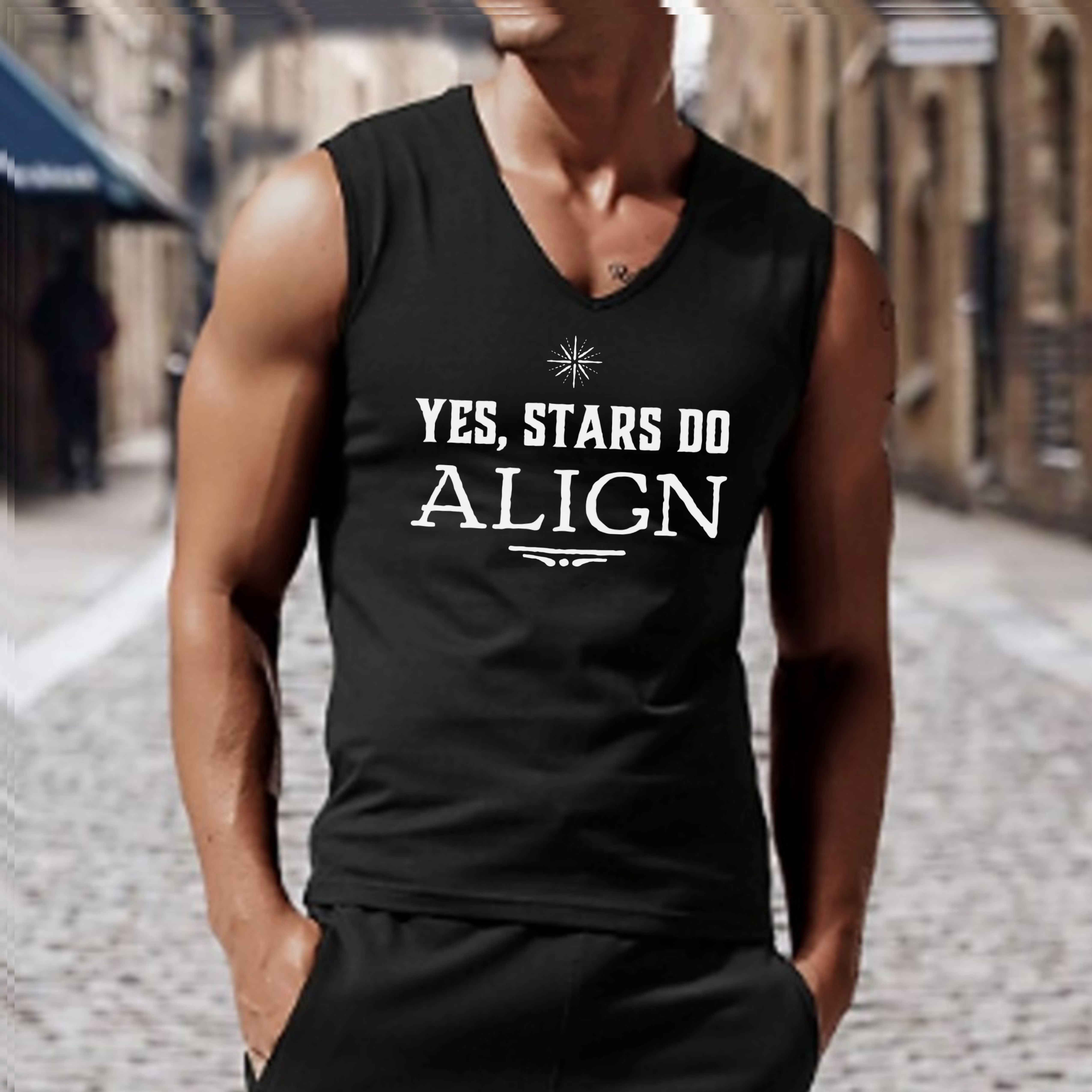 Yes Stars Do Align Jersey Tank Top product thumbnail image