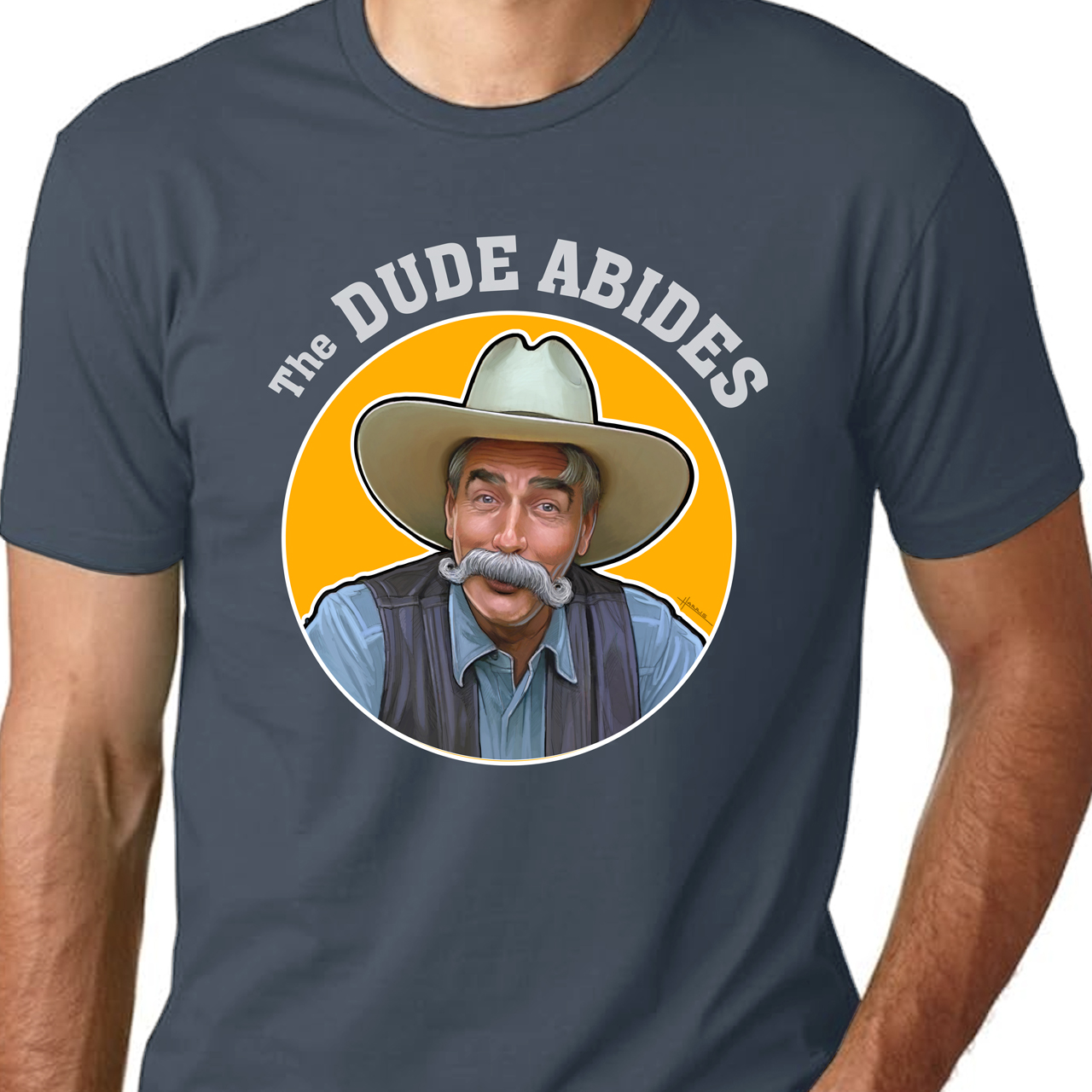 The Dude Abides Big Lebowski Unisex Cotton Crew Tee The Dude Abides Big Lebowski Unisex Cotton Crew Tee