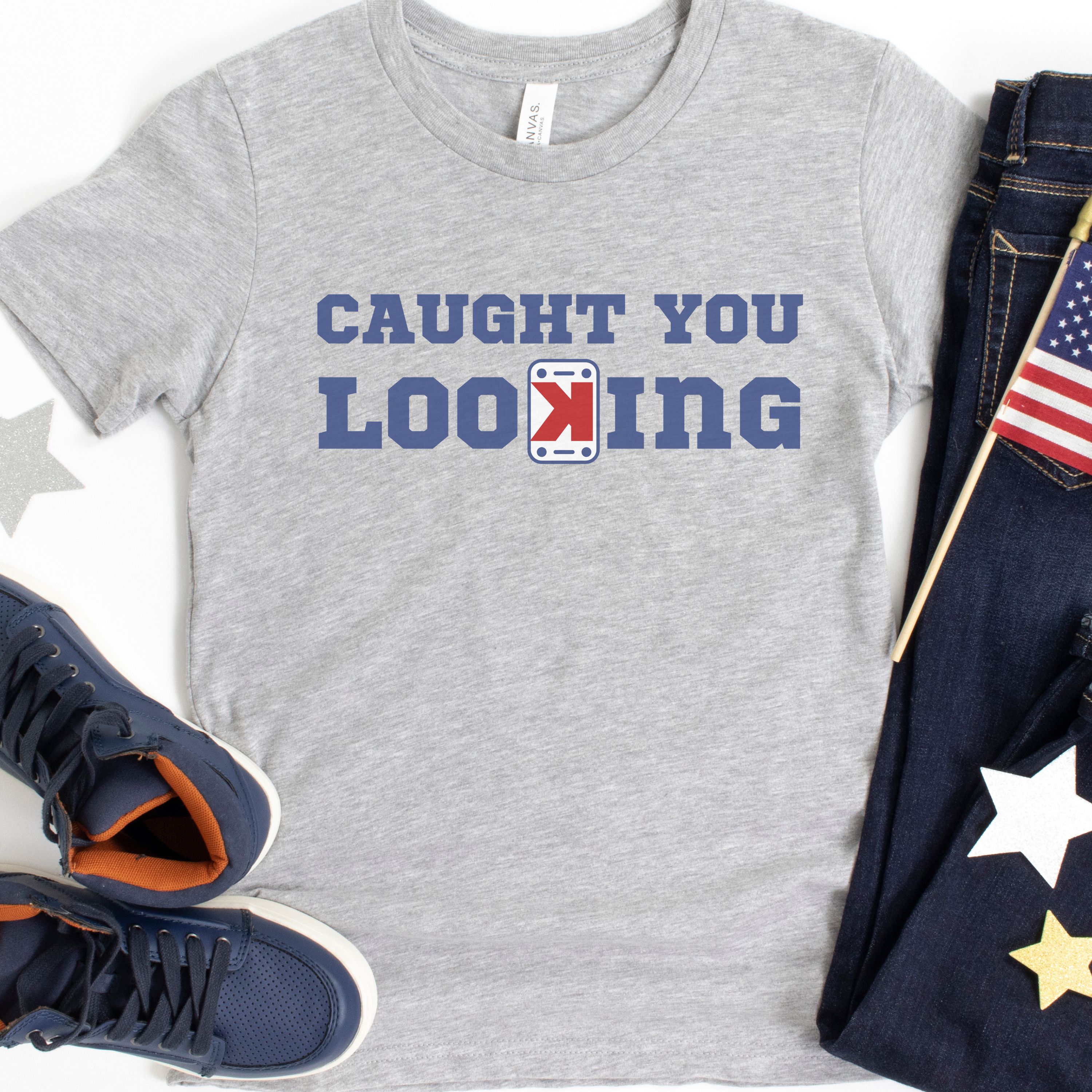 Caught you Looking Shirt for Pitcher Unisex Cotton Tee Baseball Player T-Shirt for Pitcher T Shirt Strikeout Shirt for Pitcher Gift for Boys product thumbnail image Caught you Looking Shirt for Pitcher Unisex Cotton Tee Baseball Player T-Shirt for Pitcher T Shirt Strikeout Shirt for Pitcher Gift for Boys product thumbnail image