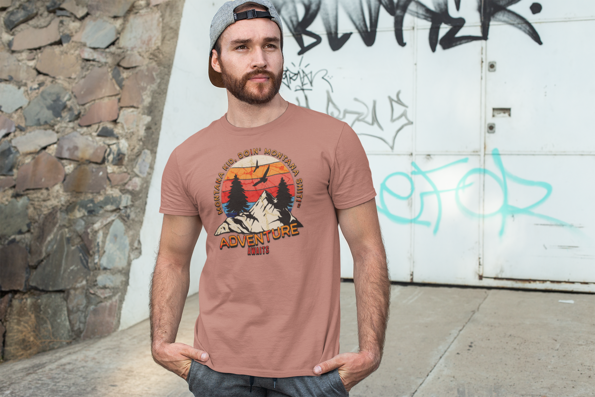 Montana Adventure Fitted Tee - Unisex