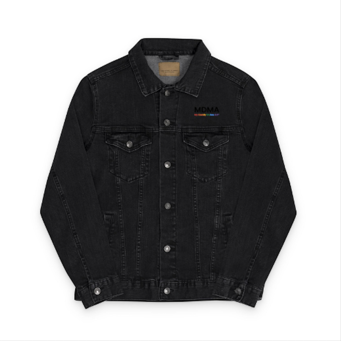 My Daddy Makes Art® Covert Denim Jacket product thumbnail image