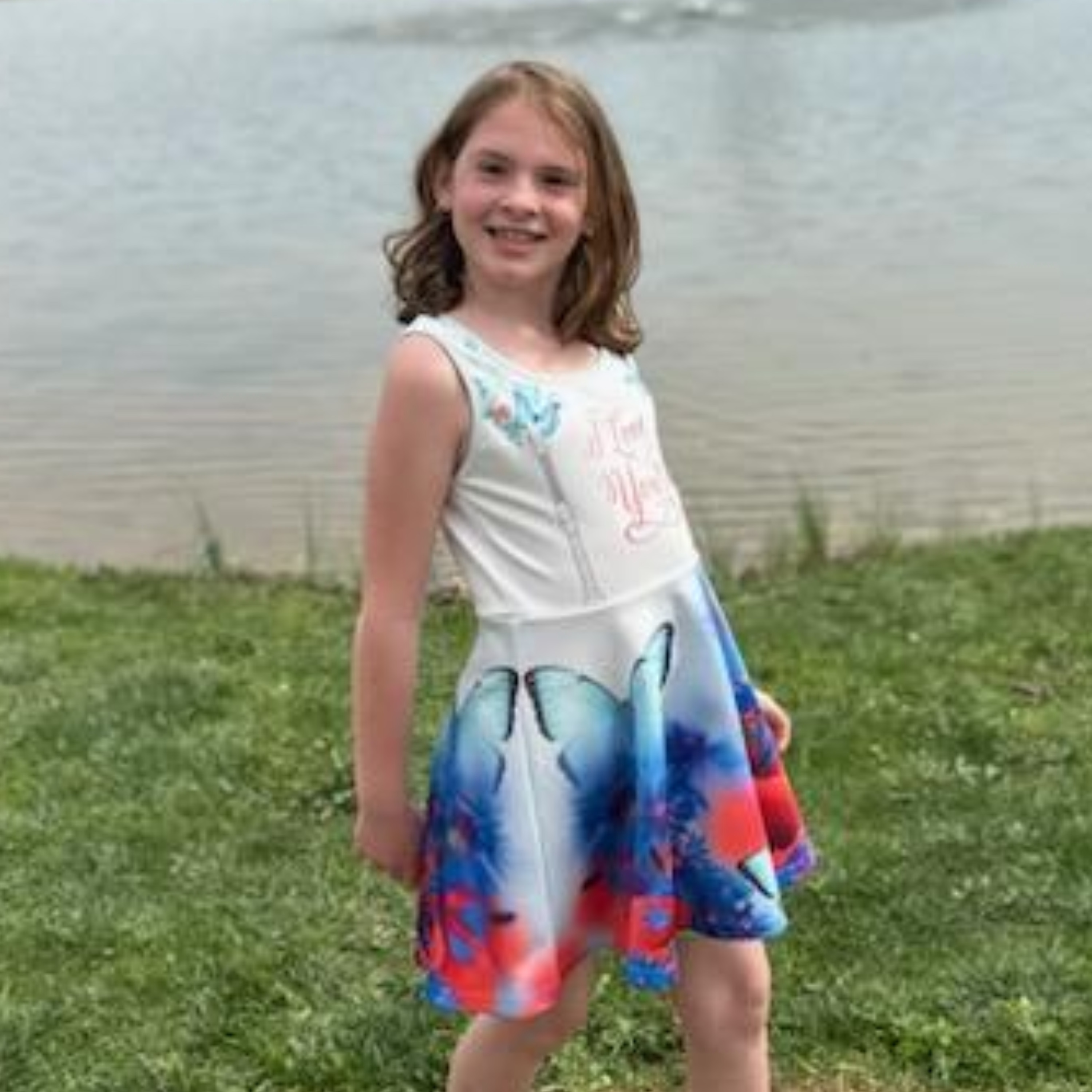 Girl's Sundress Butterfly Garden product thumbnail image Girl's Sundress Butterfly Garden product thumbnail image