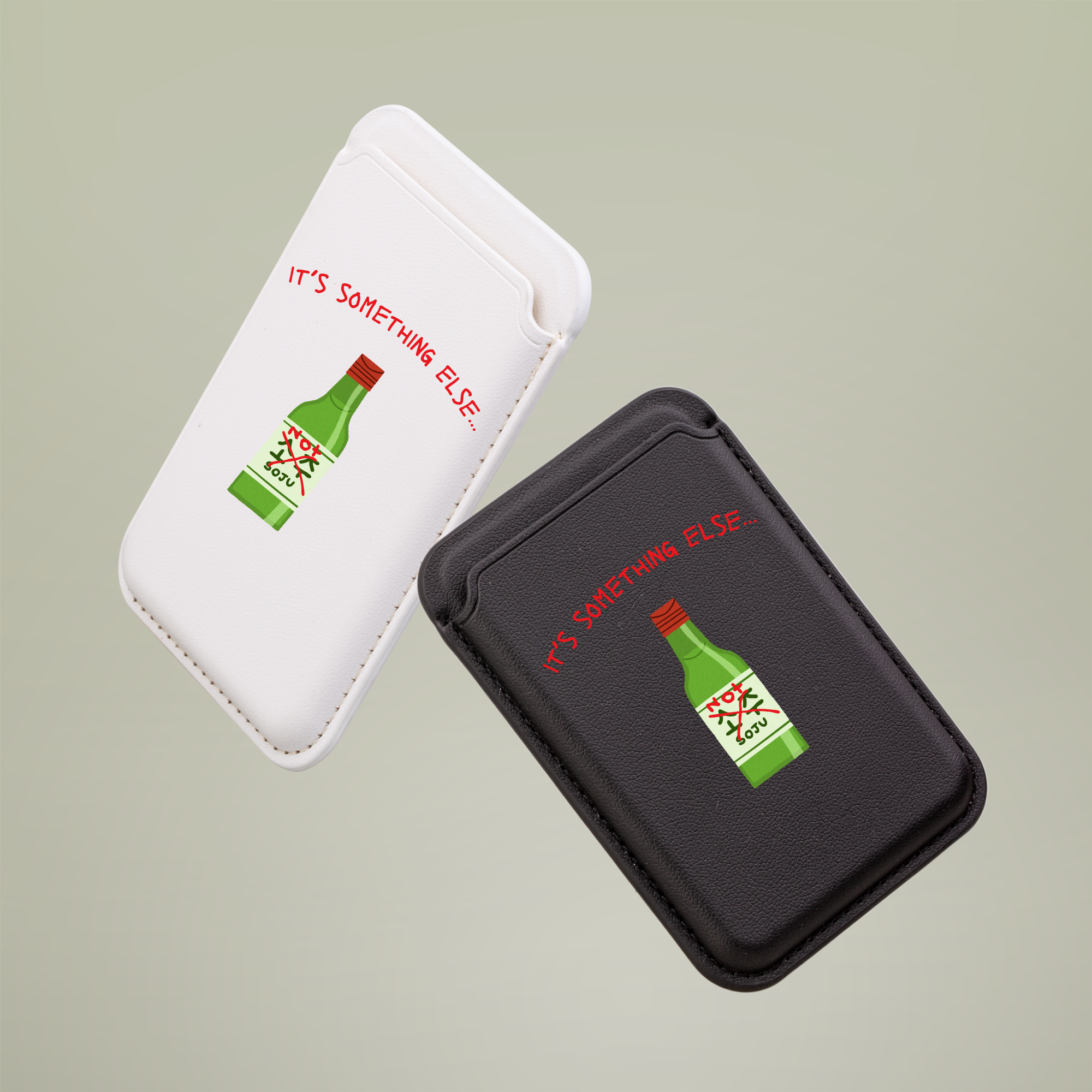 Vegan Wallet - Fun Soju Design, Magsafe® Compatible product thumbnail image Vegan Wallet - Fun Soju Design, Magsafe® Compatible product thumbnail image