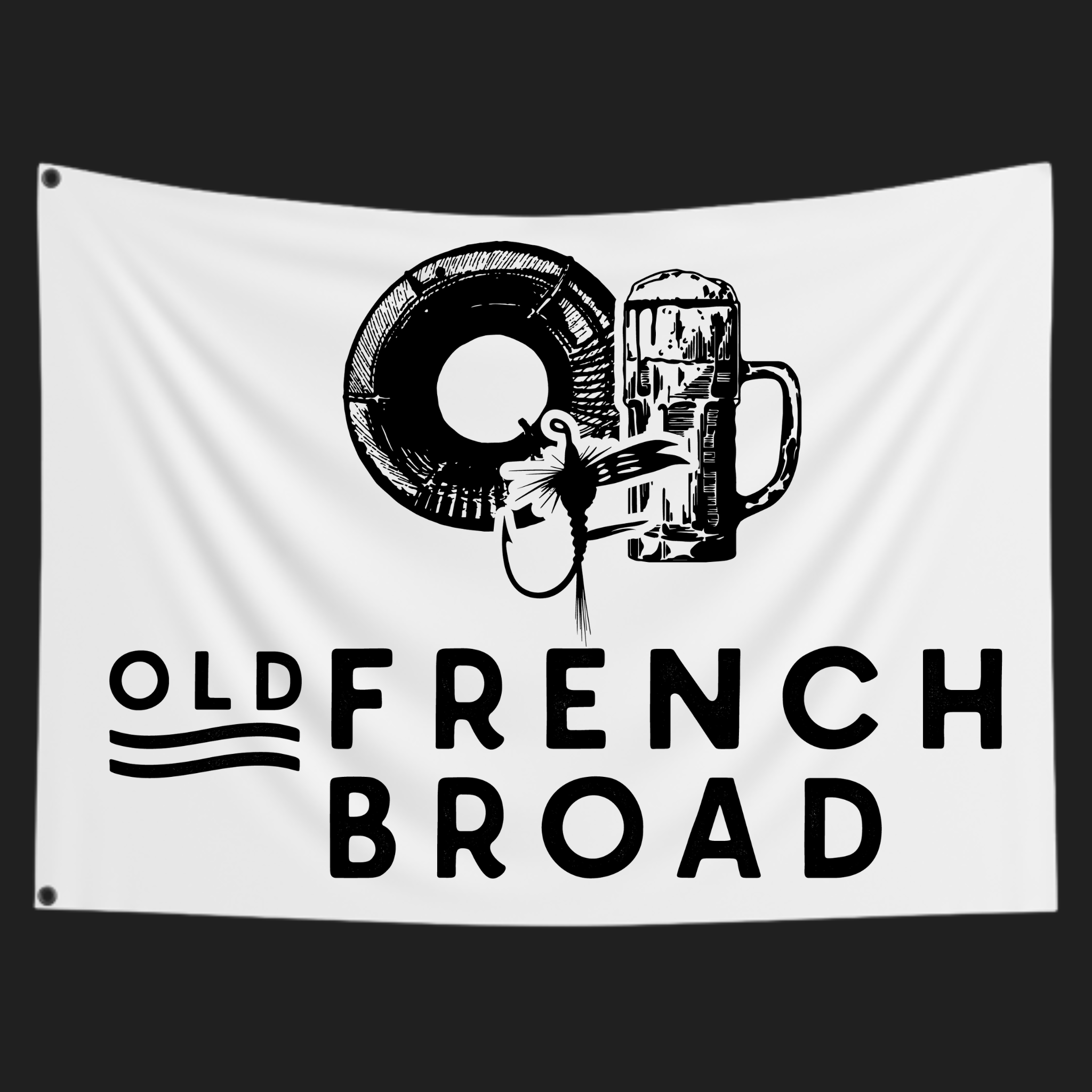  Old French Broad Flag