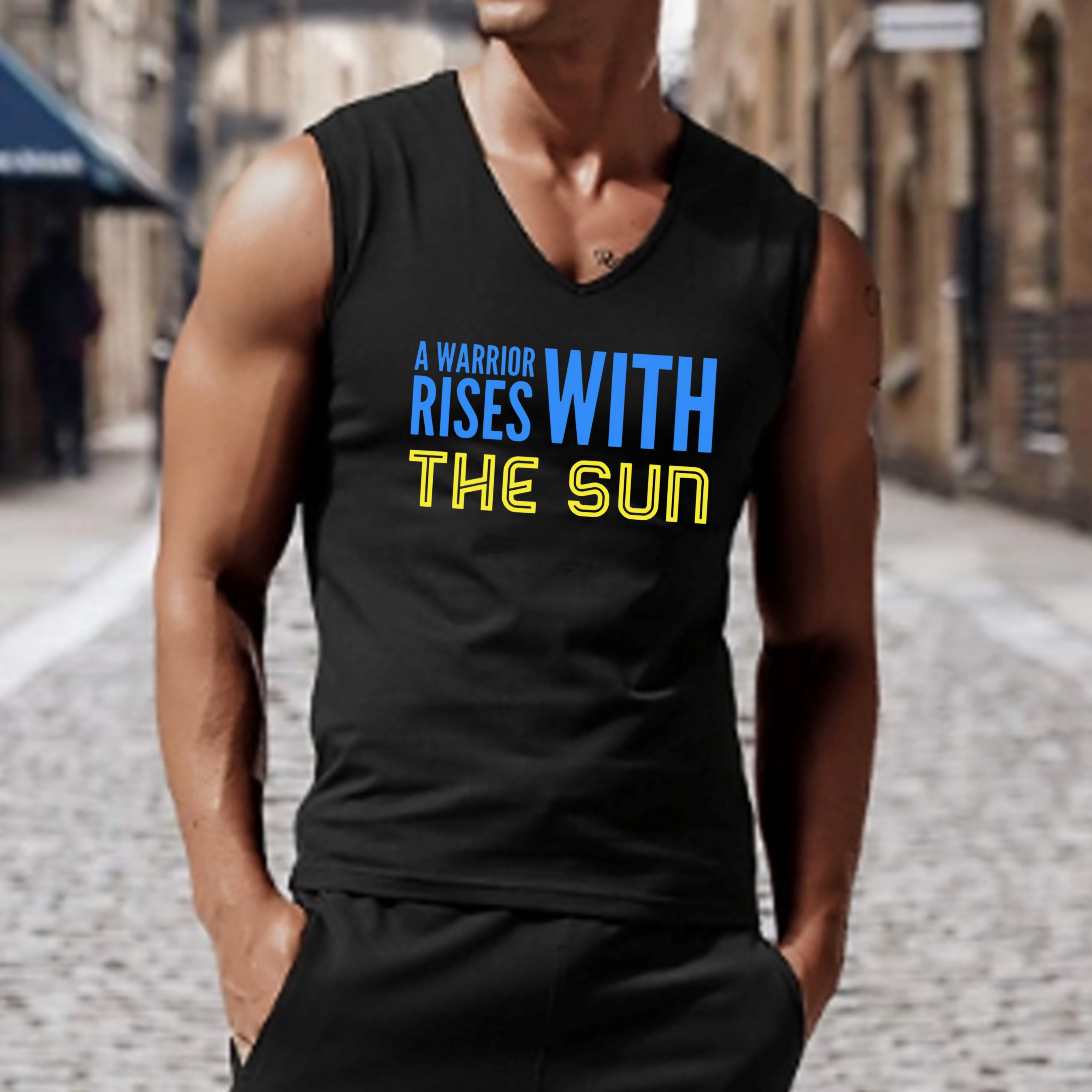 A Warrior Rises With the Sun Tank Top product thumbnail image