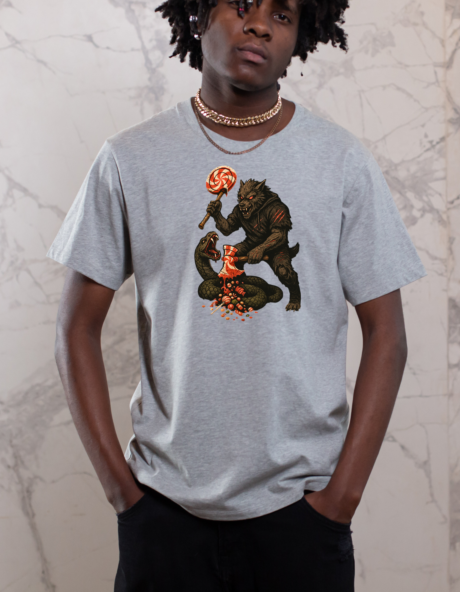 “Sweet Vengeance” – WereBeast x Candy Carnage Tee product thumbnail image