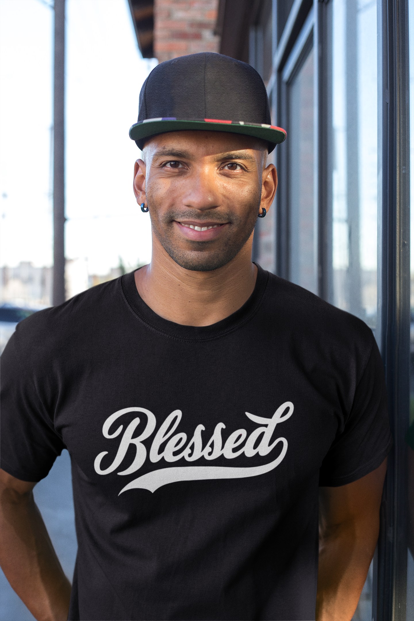 Blessed Christian Graphic Tee product thumbnail image Blessed Christian Graphic Tee product thumbnail image