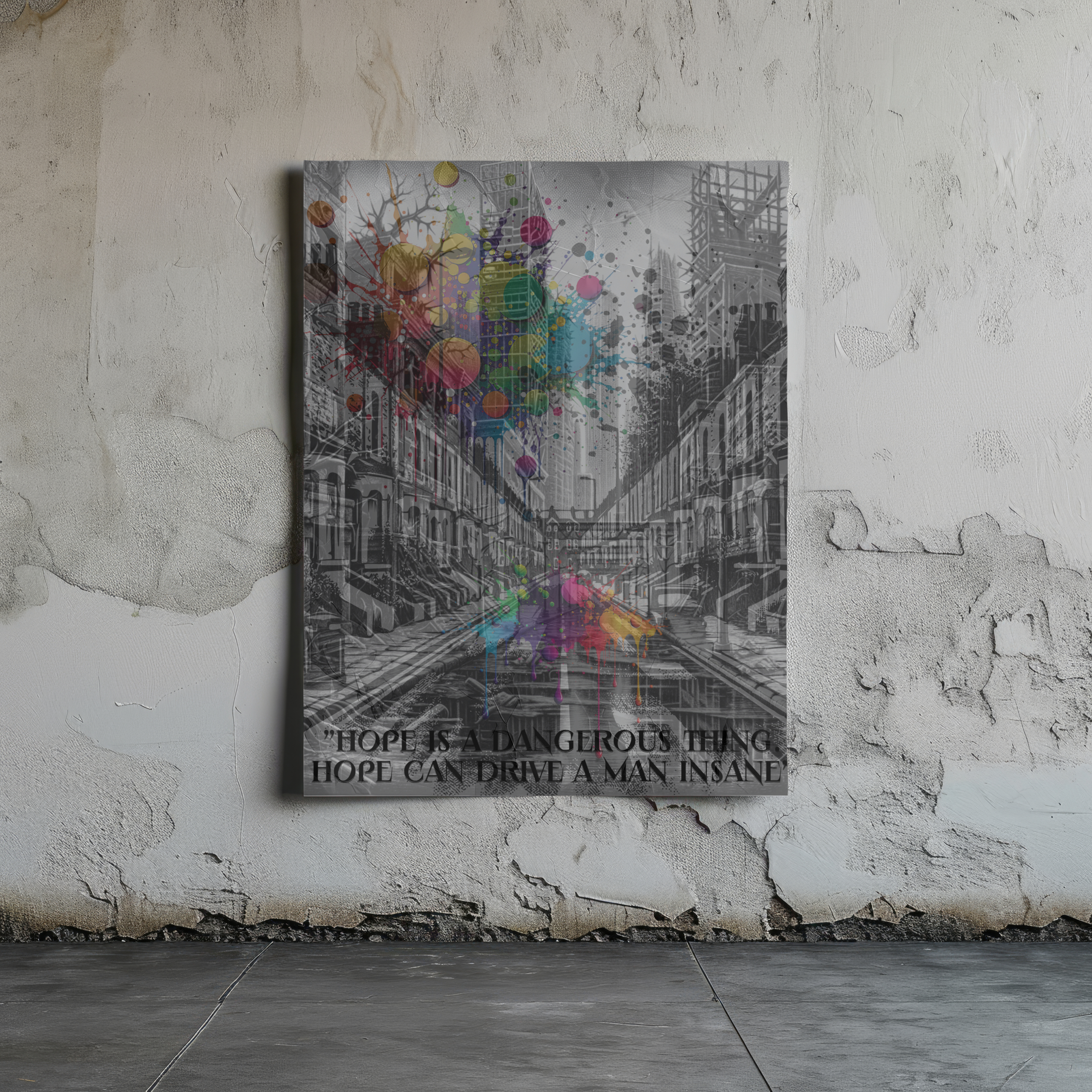 Canvas Wall Art - Hope inspired Matte Canvas Stretched 25" product thumbnail image