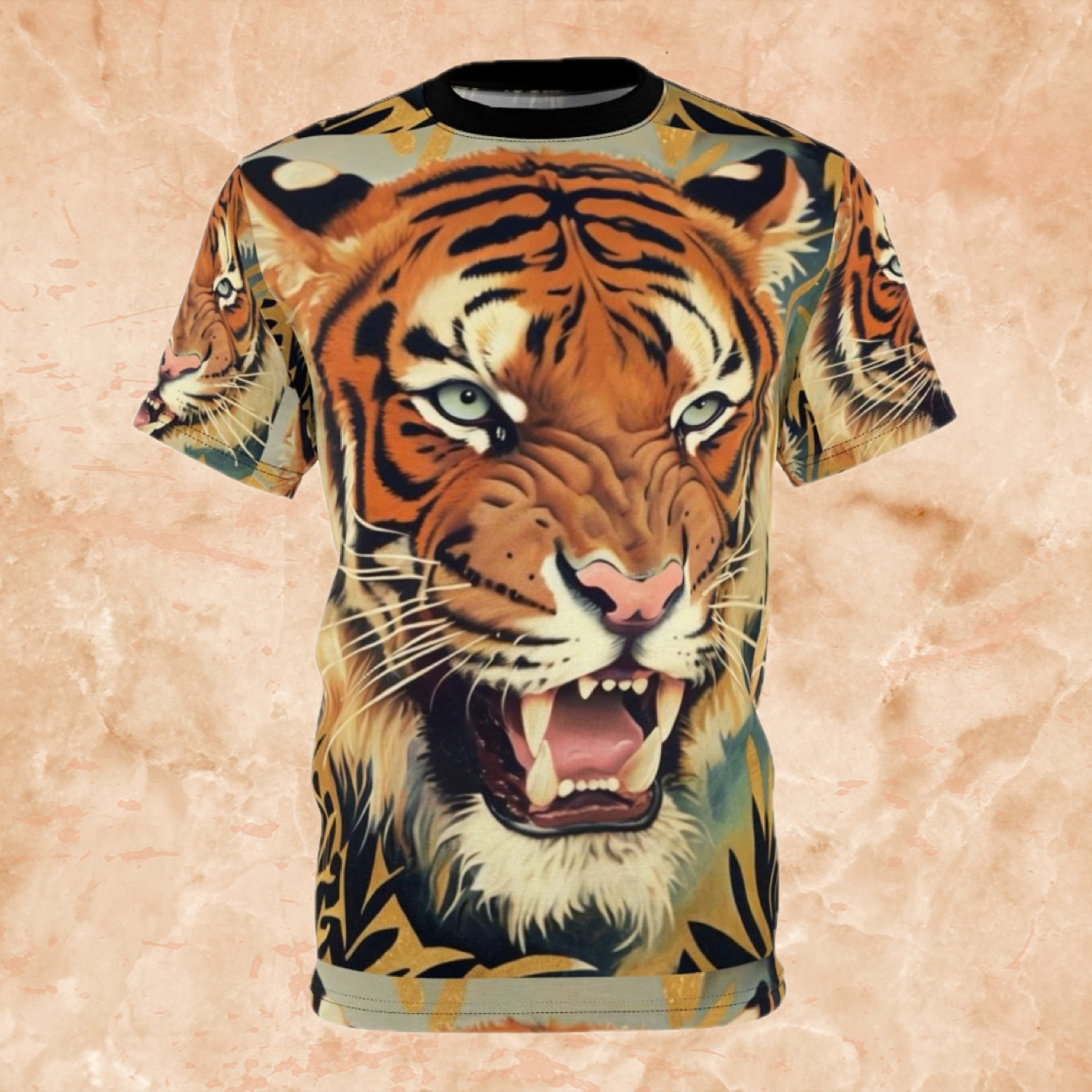Tiger Face Unisex Tee, Thailand Fierce British Colonial Streetwear, Gift for Animal Lovers, Casual Graphic Shirt, Thailand Aesthetic product thumbnail image Tiger Face Unisex Tee, Thailand Fierce British Colonial Streetwear, Gift for Animal Lovers, Casual Graphic Shirt, Thailand Aesthetic product thumbnail image