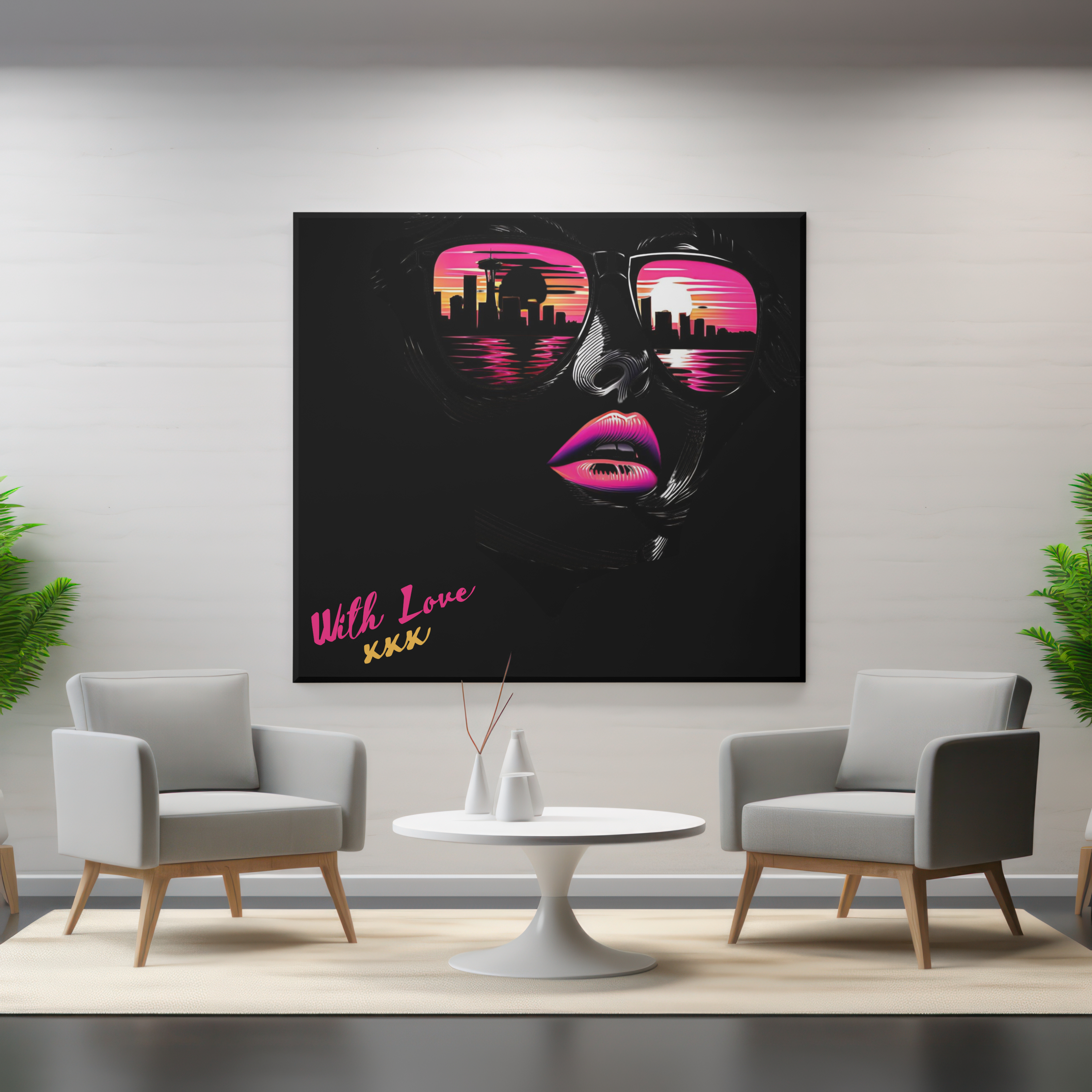 Canvas Print Pink Girl product thumbnail image