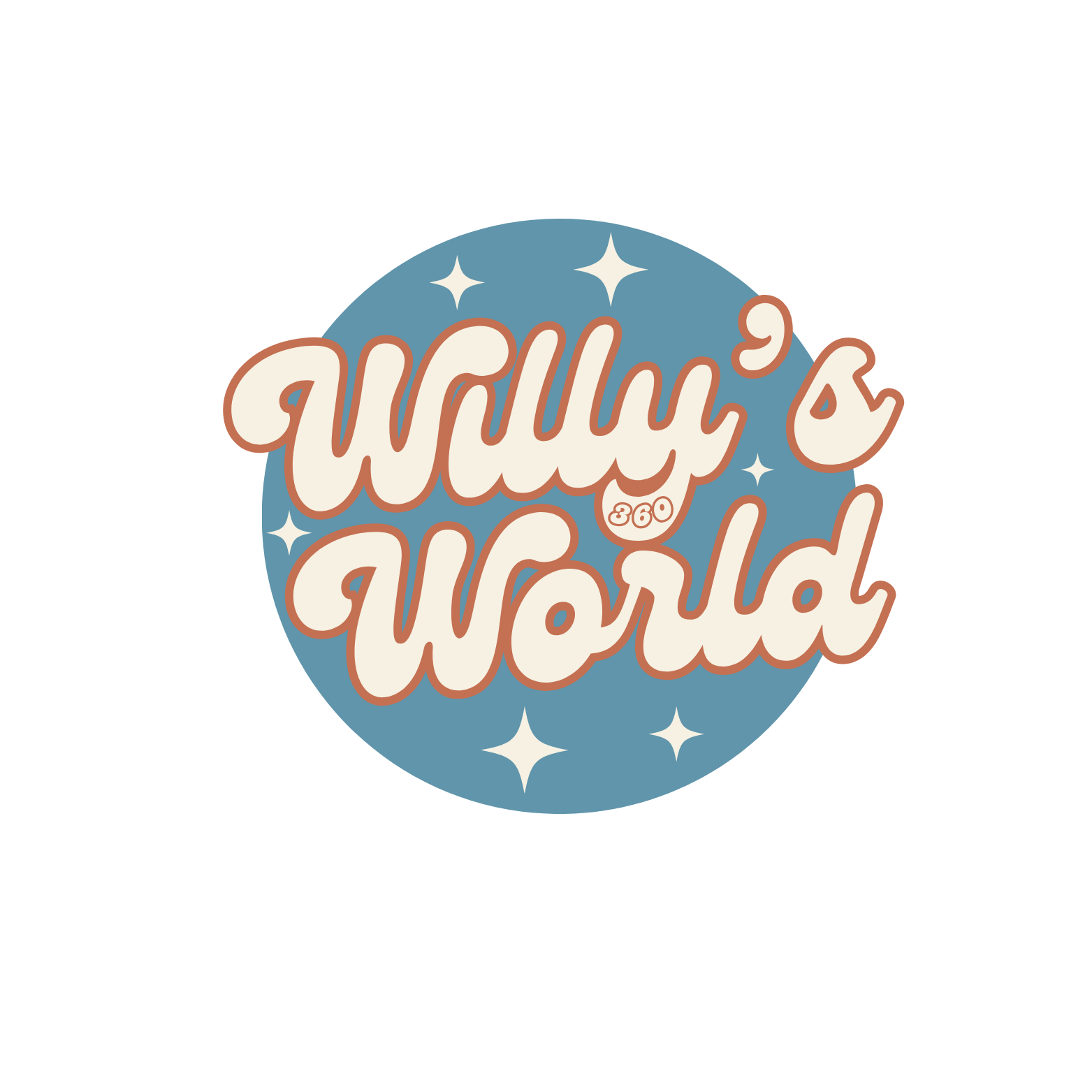 Sticker - Retro Willy's 360 World product thumbnail image