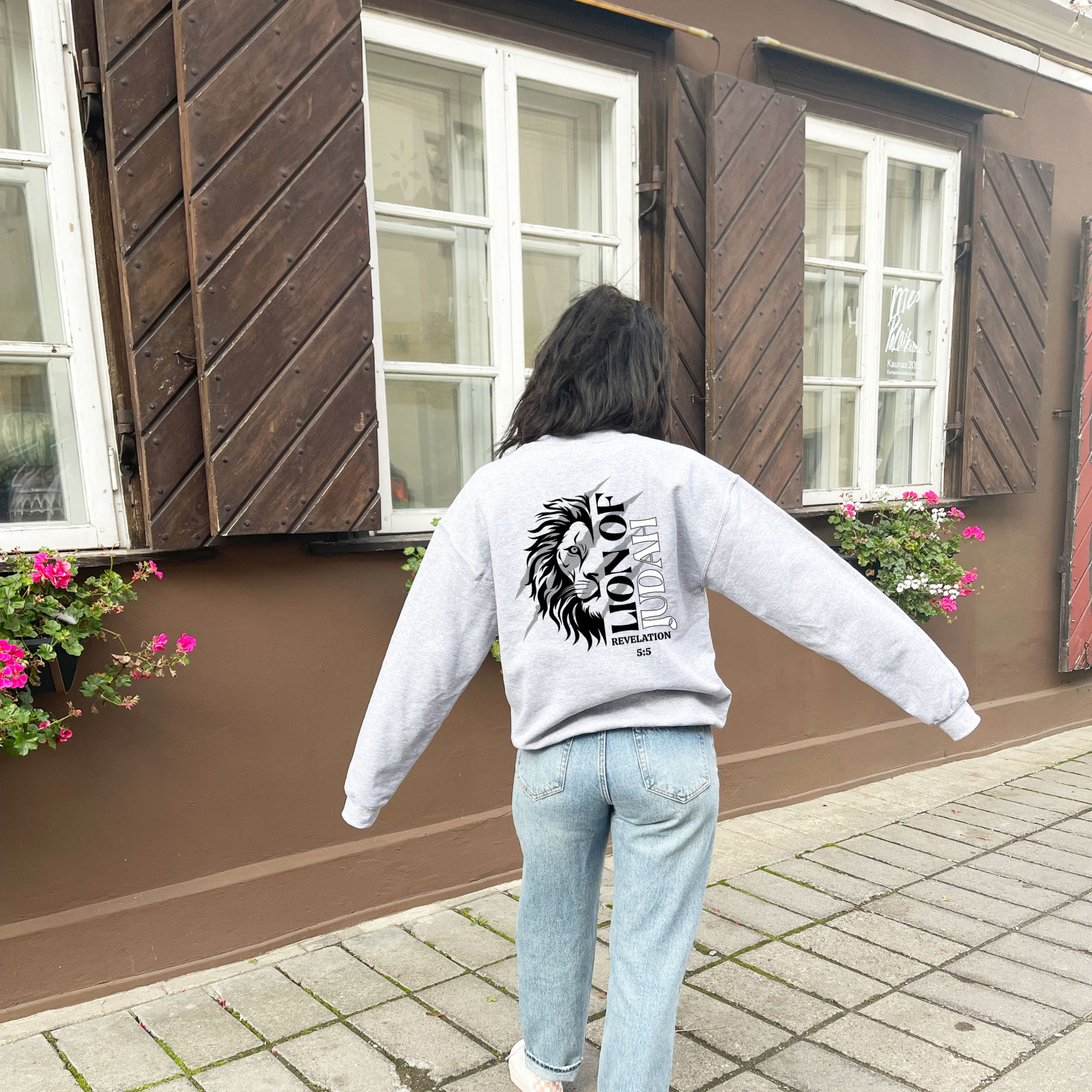 Lion of Judah Faith Sweatshirt product thumbnail image Lion of Judah Faith Sweatshirt product thumbnail image