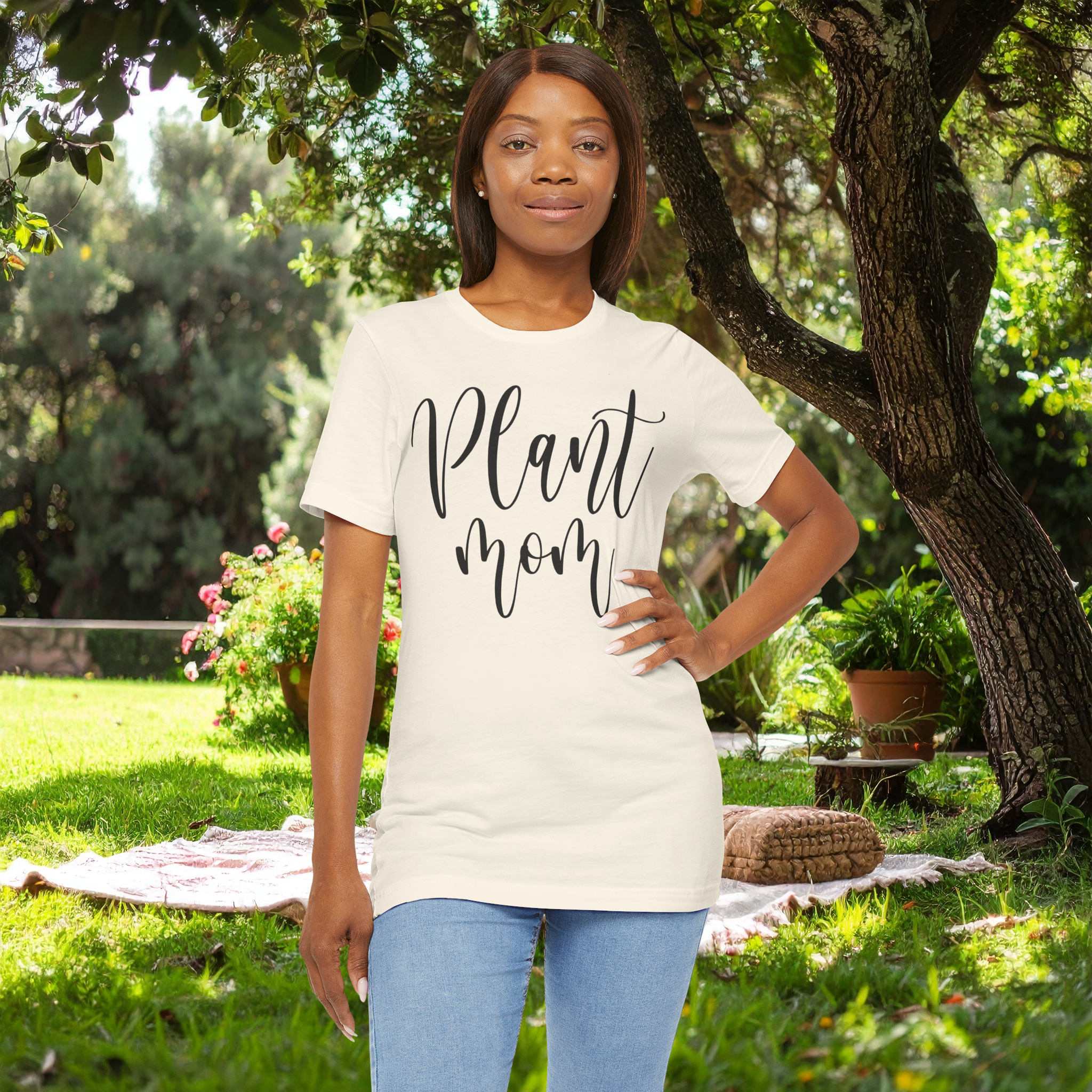 Plant Mom Shirt | Funny Gift for Botanical Babes, Plant Lovers, Plant Parents, Garden Queens and Garden Moms | Botanical Cotton Tee | Soft Unisex T-Shirt for Mother's Day, Birthdays, Special Occasions or Self-Care | Trendy Plantcore Fashion Tee product thumbnail image Plant Mom Shirt | Funny Gift for Botanical Babes, Plant Lovers, Plant Parents, Garden Queens and Garden Moms | Botanical Cotton Tee | Soft Unisex T-Shirt for Mother's Day, Birthdays, Special Occasions or Self-Care | Trendy Plantcore Fashion Tee product thumbnail image