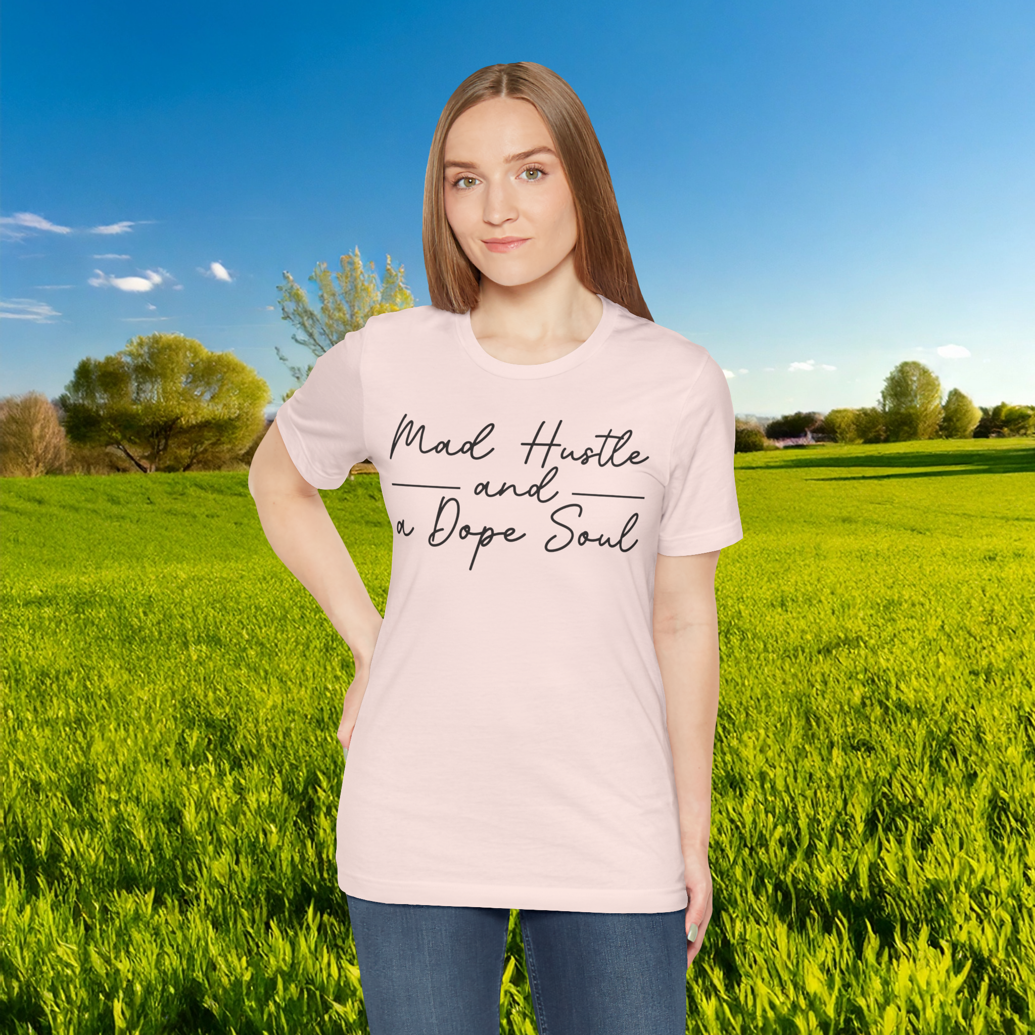 Mad Hustle and a Dope Soul T-Shirt | Viral Motivational Tee | Minimalist Graphic Shirt for Entrepreneurs | Soft Unisex Everyday Shirt | TikTok Aesthetic Streetwear | Boss Babe Energy | Grind Mode Tee | Inspo Shirt for Creators | Gift for Go-Getters Top product thumbnail image Mad Hustle and a Dope Soul T-Shirt | Viral Motivational Tee | Minimalist Graphic Shirt for Entrepreneurs | Soft Unisex Everyday Shirt | TikTok Aesthetic Streetwear | Boss Babe Energy | Grind Mode Tee | Inspo Shirt for Creators | Gift for Go-Getters Top product thumbnail image