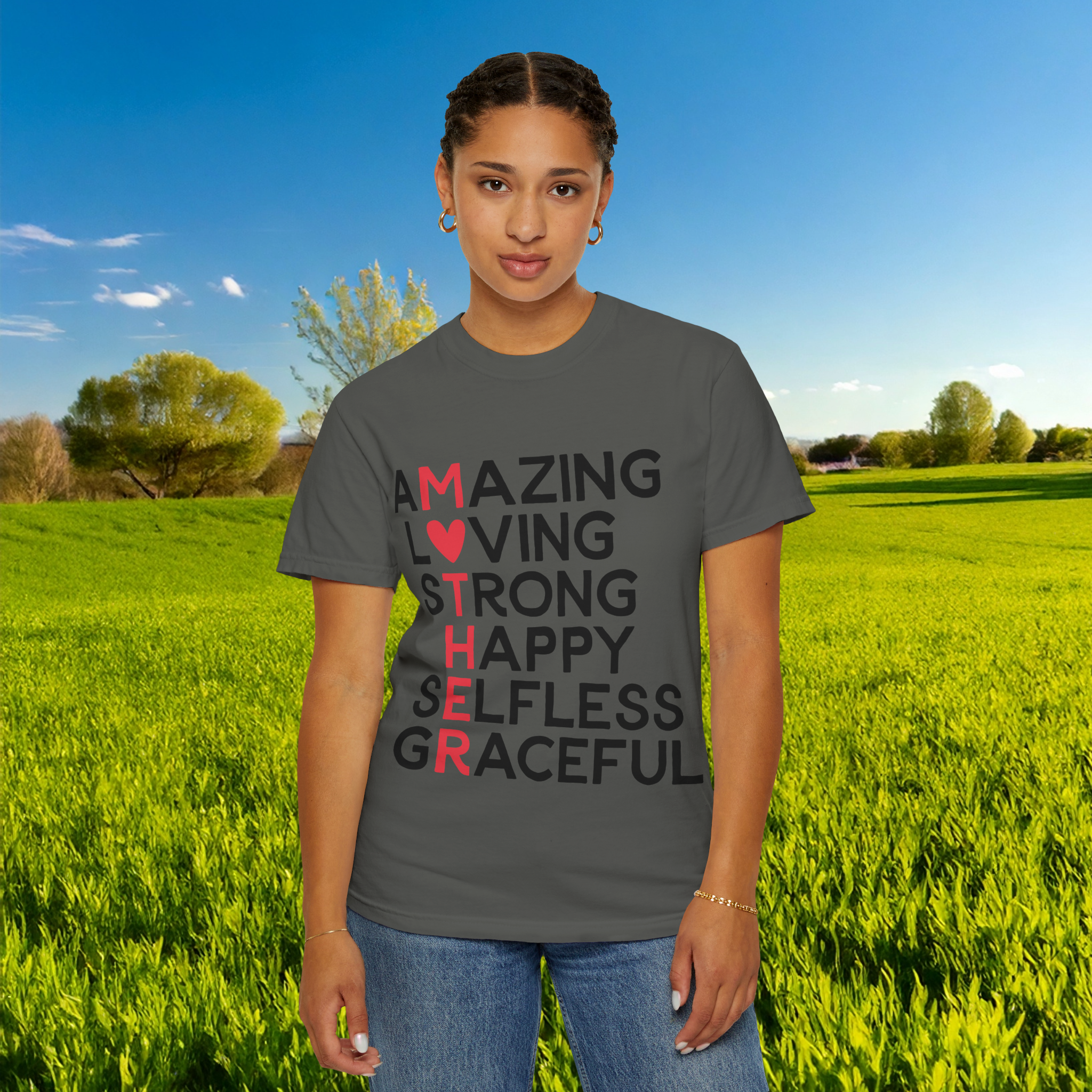 Mother's Day Inspirational T-Shirt - Amazing Loving Strong Selfless Graceful product thumbnail image Mother's Day Inspirational T-Shirt - Amazing Loving Strong Selfless Graceful product thumbnail image