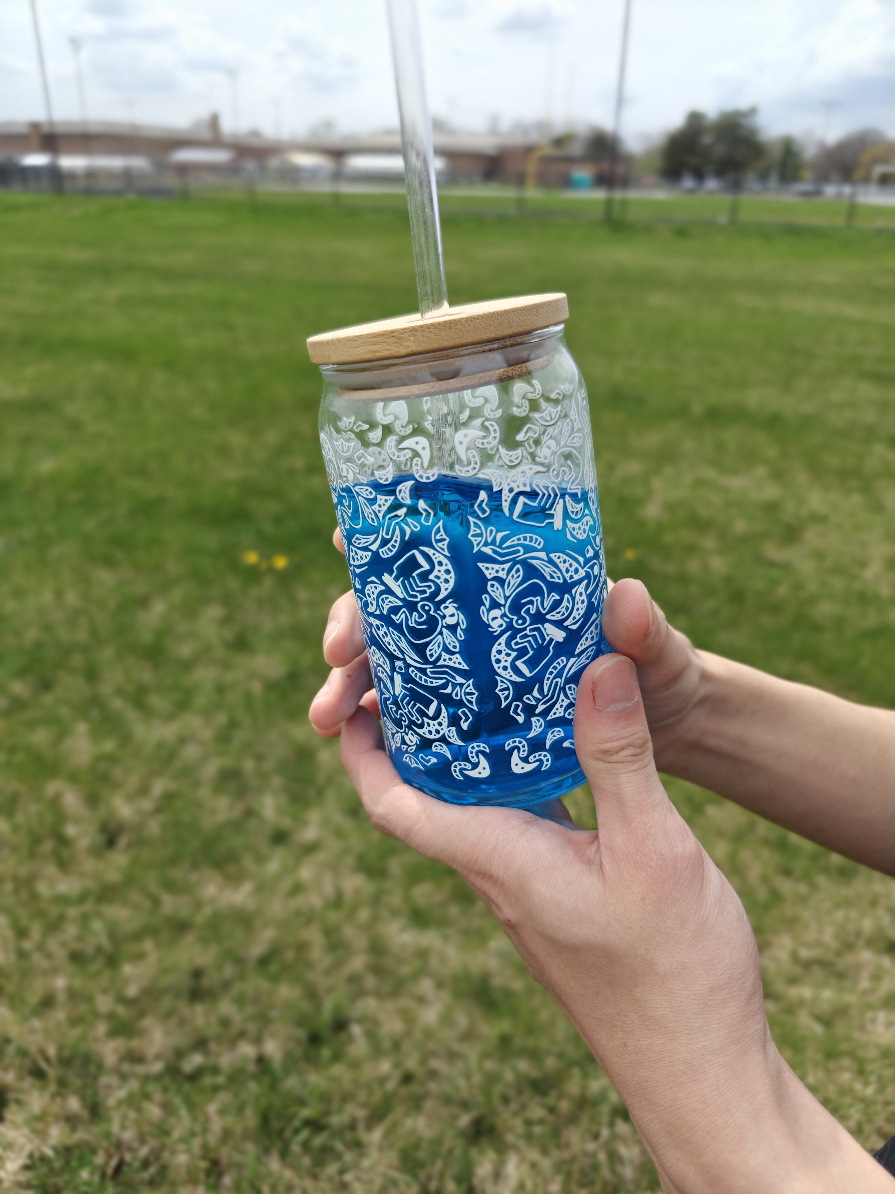White Limbo Sipper Glass product thumbnail image
