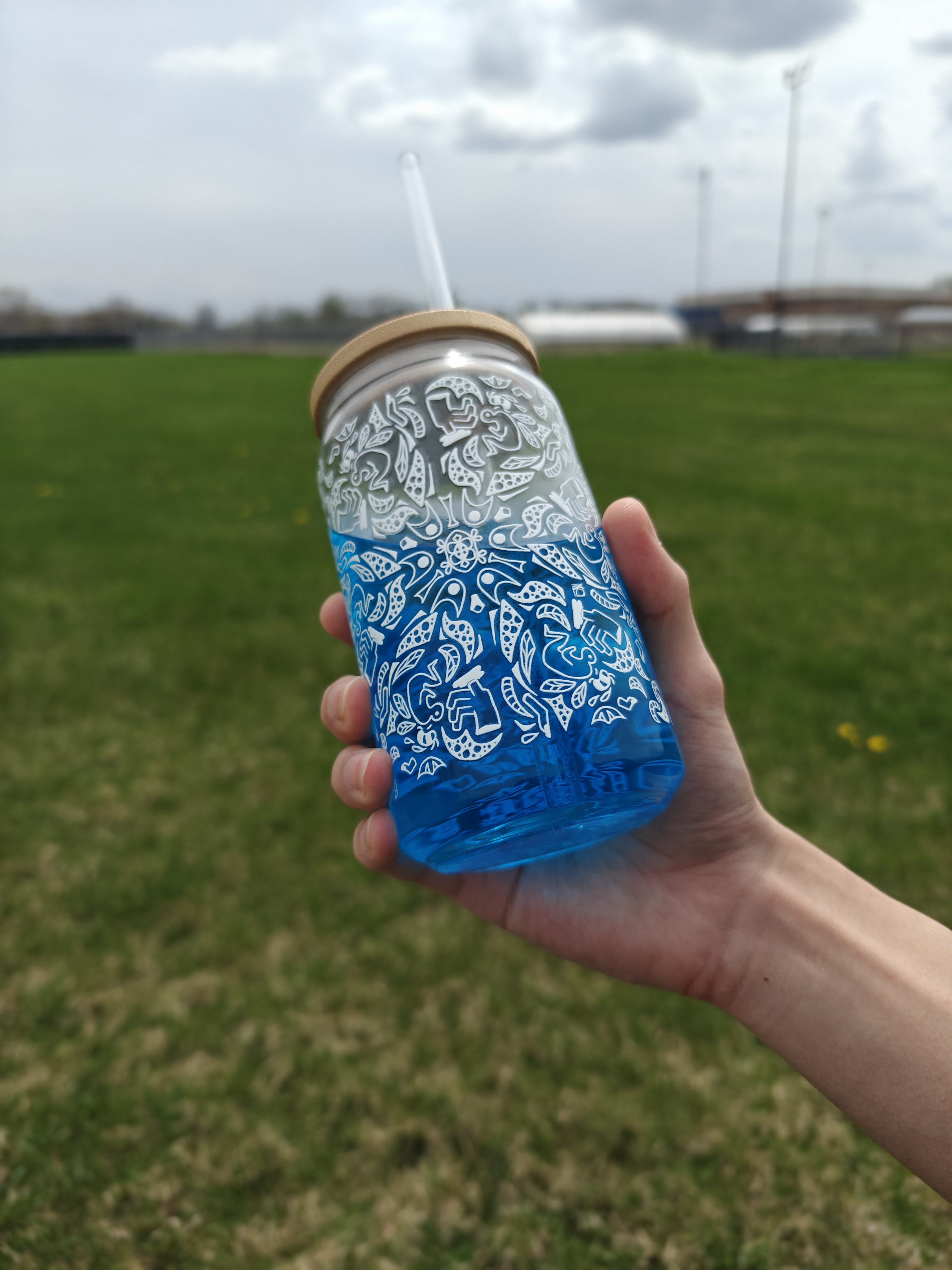 White Limbo Sipper Glass product thumbnail image