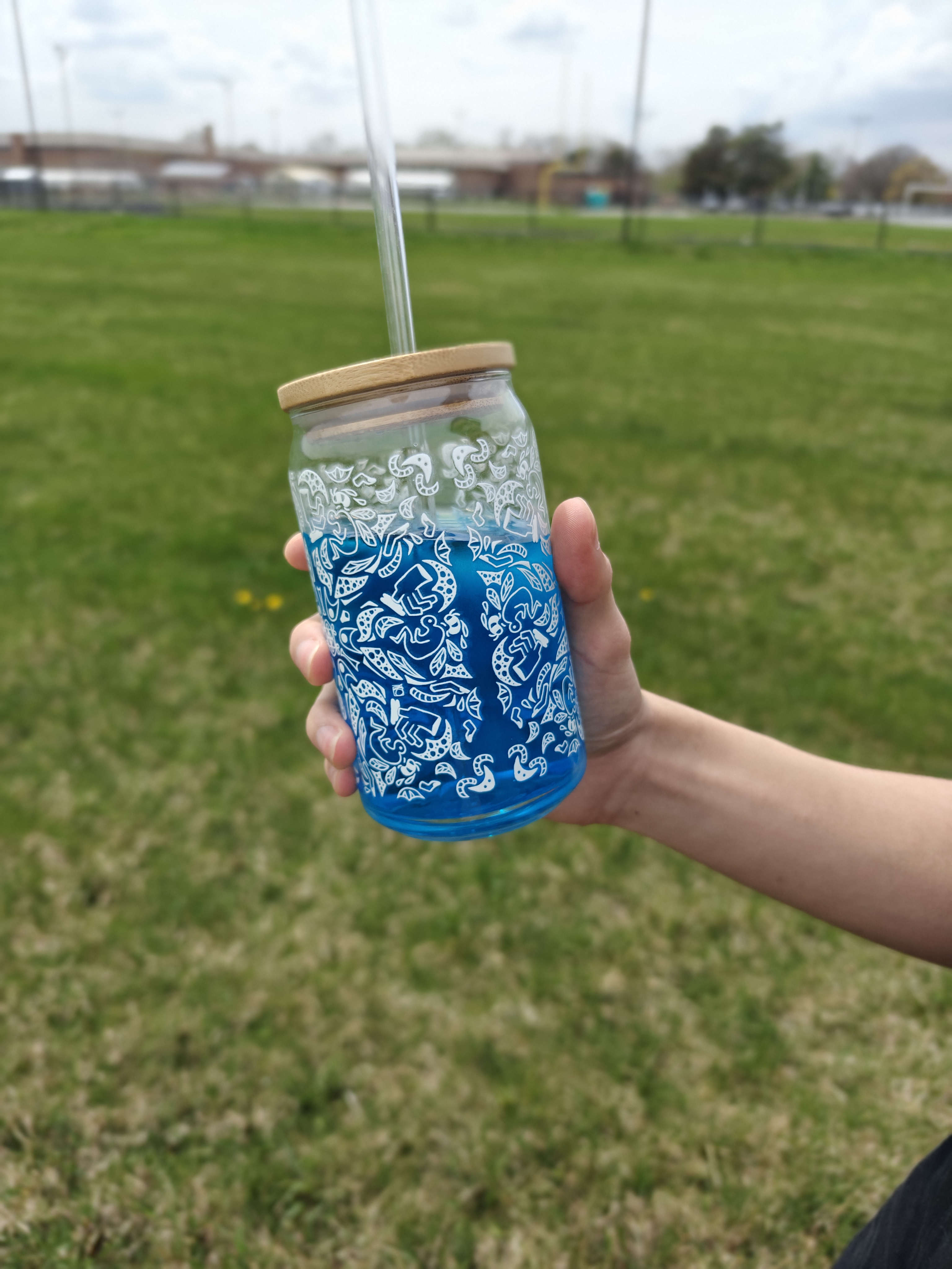 White Limbo Sipper Glass product thumbnail image