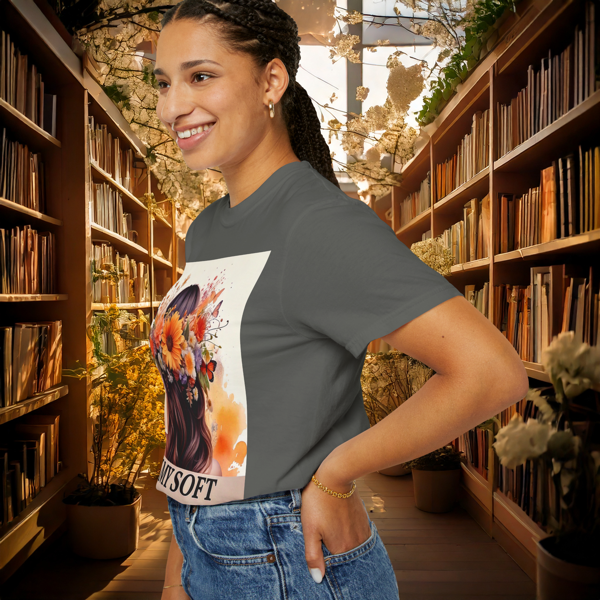 In My Soft Girl Era Tee | Comfort ColorsĀ® Unisex Shirt | Floral Butterfly Graphic T-Shirt | Y2K Pastel Aesthetic | TikTok Viral Self Love Top Gift | Vintage Vibes Tee | Coquette Girlie Style | Cottagecore Softie Shirt | Emotional Support Outfit | Vibes product thumbnail image In My Soft Girl Era Tee | Comfort ColorsĀ® Unisex Shirt | Floral Butterfly Graphic T-Shirt | Y2K Pastel Aesthetic | TikTok Viral Self Love Top Gift | Vintage Vibes Tee | Coquette Girlie Style | Cottagecore Softie Shirt | Emotional Support Outfit | Vibes product thumbnail image