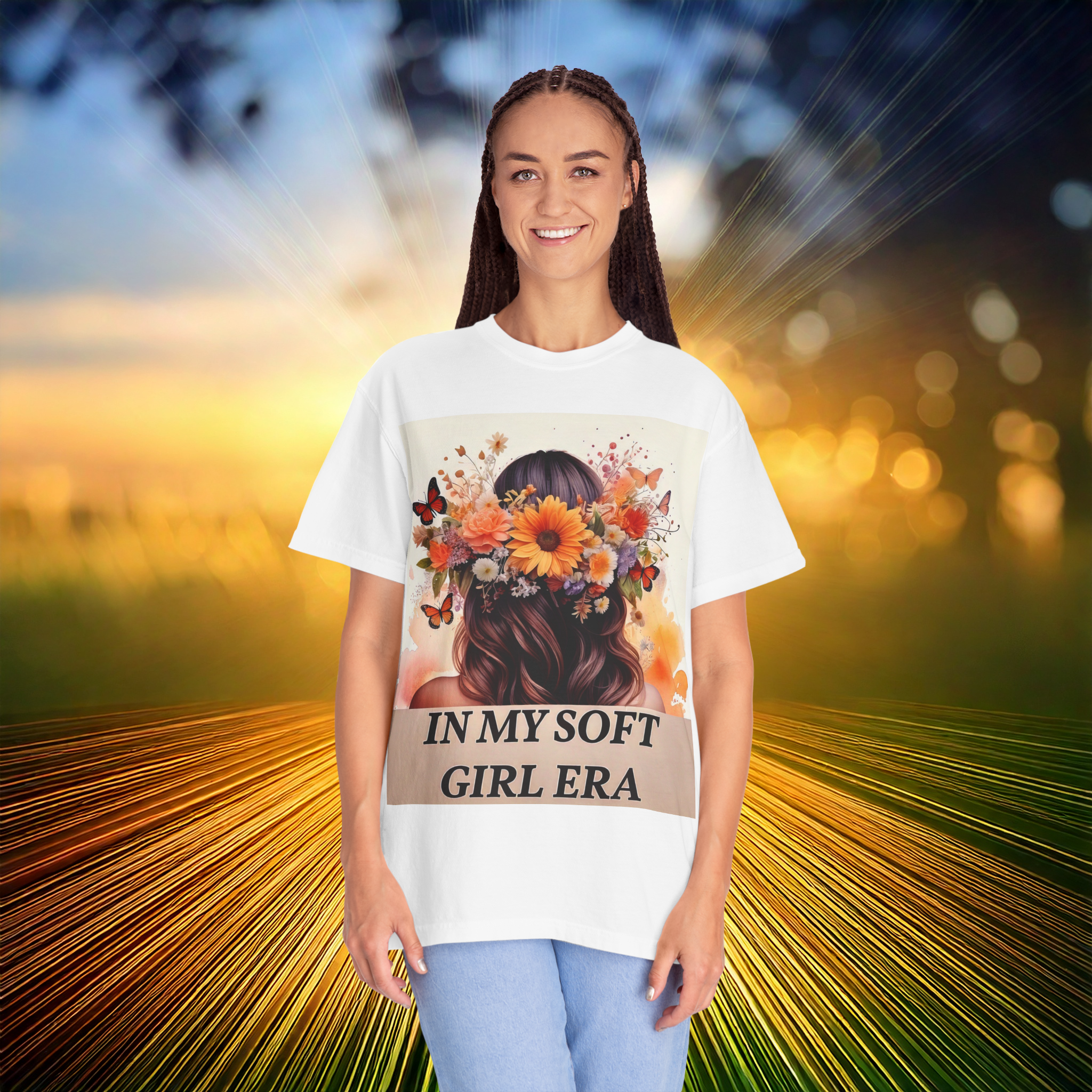 In My Soft Girl Era Tee | Comfort ColorsĀ® Unisex Shirt | Floral Butterfly Graphic T-Shirt | Y2K Pastel Aesthetic | TikTok Viral Self Love Top Gift | Vintage Vibes Tee | Coquette Girlie Style | Cottagecore Softie Shirt | Emotional Support Outfit | Vibes product thumbnail image In My Soft Girl Era Tee | Comfort ColorsĀ® Unisex Shirt | Floral Butterfly Graphic T-Shirt | Y2K Pastel Aesthetic | TikTok Viral Self Love Top Gift | Vintage Vibes Tee | Coquette Girlie Style | Cottagecore Softie Shirt | Emotional Support Outfit | Vibes product thumbnail image