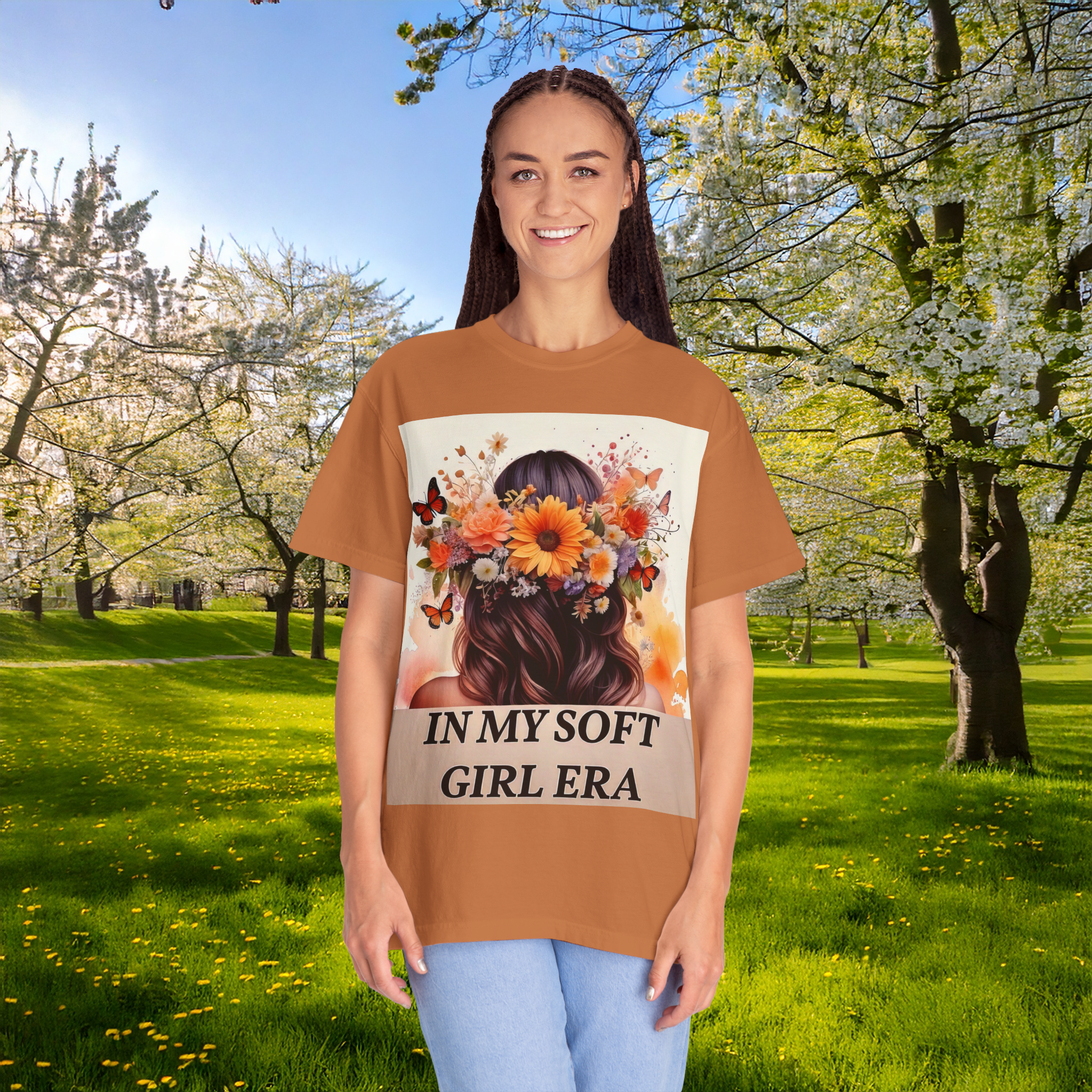In My Soft Girl Era Tee | Comfort ColorsĀ® Unisex Shirt | Floral Butterfly Graphic T-Shirt | Y2K Pastel Aesthetic | TikTok Viral Self Love Top Gift | Vintage Vibes Tee | Coquette Girlie Style | Cottagecore Softie Shirt | Emotional Support Outfit | Vibes product thumbnail image In My Soft Girl Era Tee | Comfort ColorsĀ® Unisex Shirt | Floral Butterfly Graphic T-Shirt | Y2K Pastel Aesthetic | TikTok Viral Self Love Top Gift | Vintage Vibes Tee | Coquette Girlie Style | Cottagecore Softie Shirt | Emotional Support Outfit | Vibes product thumbnail image