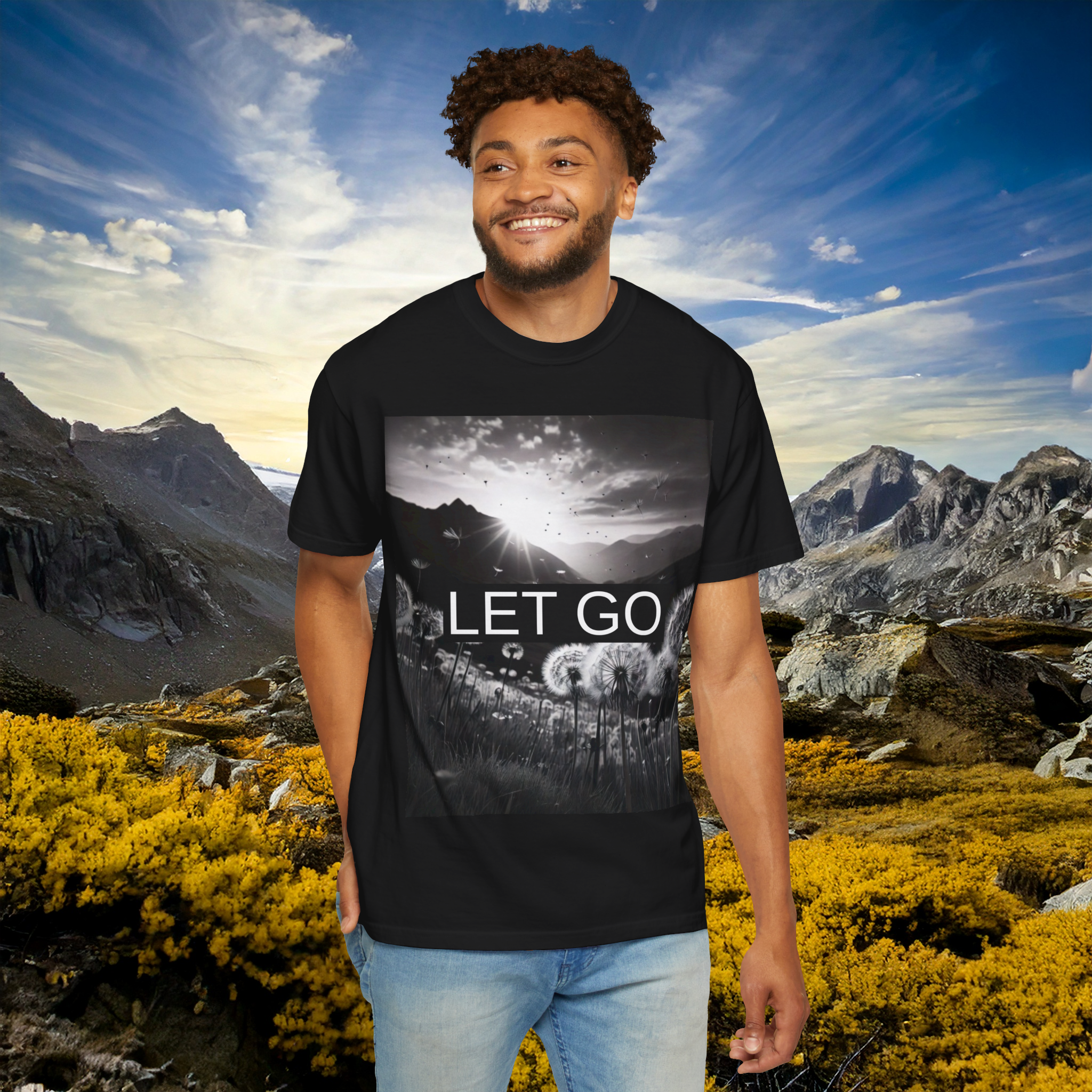 Let Go Comfort Colors T-Shirt | Black & White Nature Graphic Tee | Sustainable Unisex Garment-Dyed Shirt | TikTok Viral Mindset Tee | Minimalist Self Growth Shirt | Soft Aesthetic Fit | Healing Energy Vibes | Spiritual Awakening Outfit | Cotton Streetwear product thumbnail image Let Go Comfort Colors T-Shirt | Black & White Nature Graphic Tee | Sustainable Unisex Garment-Dyed Shirt | TikTok Viral Mindset Tee | Minimalist Self Growth Shirt | Soft Aesthetic Fit | Healing Energy Vibes | Spiritual Awakening Outfit | Cotton Streetwear product thumbnail image
