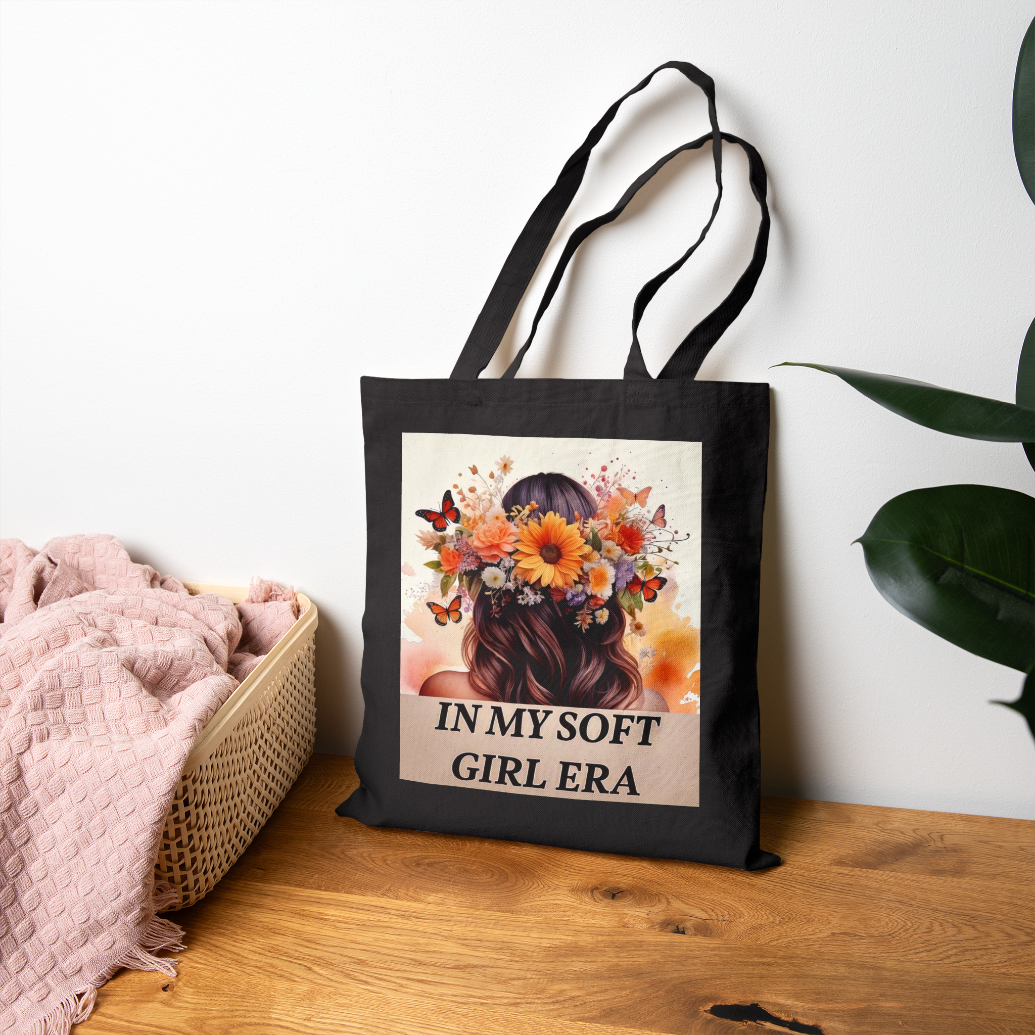 In My Soft Girl Era Tote Bag | Floral Butterfly Canvas Tote | Eco-Friendly Aesthetic Bag | Reusable Everyday Tote | Cottagecore Gift | Coquette Girlie Essential | TikTok Viral Tote | Fairycore Accessory | Cute Feminine Bag | Vintage Style Tote product thumbnail image In My Soft Girl Era Tote Bag | Floral Butterfly Canvas Tote | Eco-Friendly Aesthetic Bag | Reusable Everyday Tote | Cottagecore Gift | Coquette Girlie Essential | TikTok Viral Tote | Fairycore Accessory | Cute Feminine Bag | Vintage Style Tote product thumbnail image